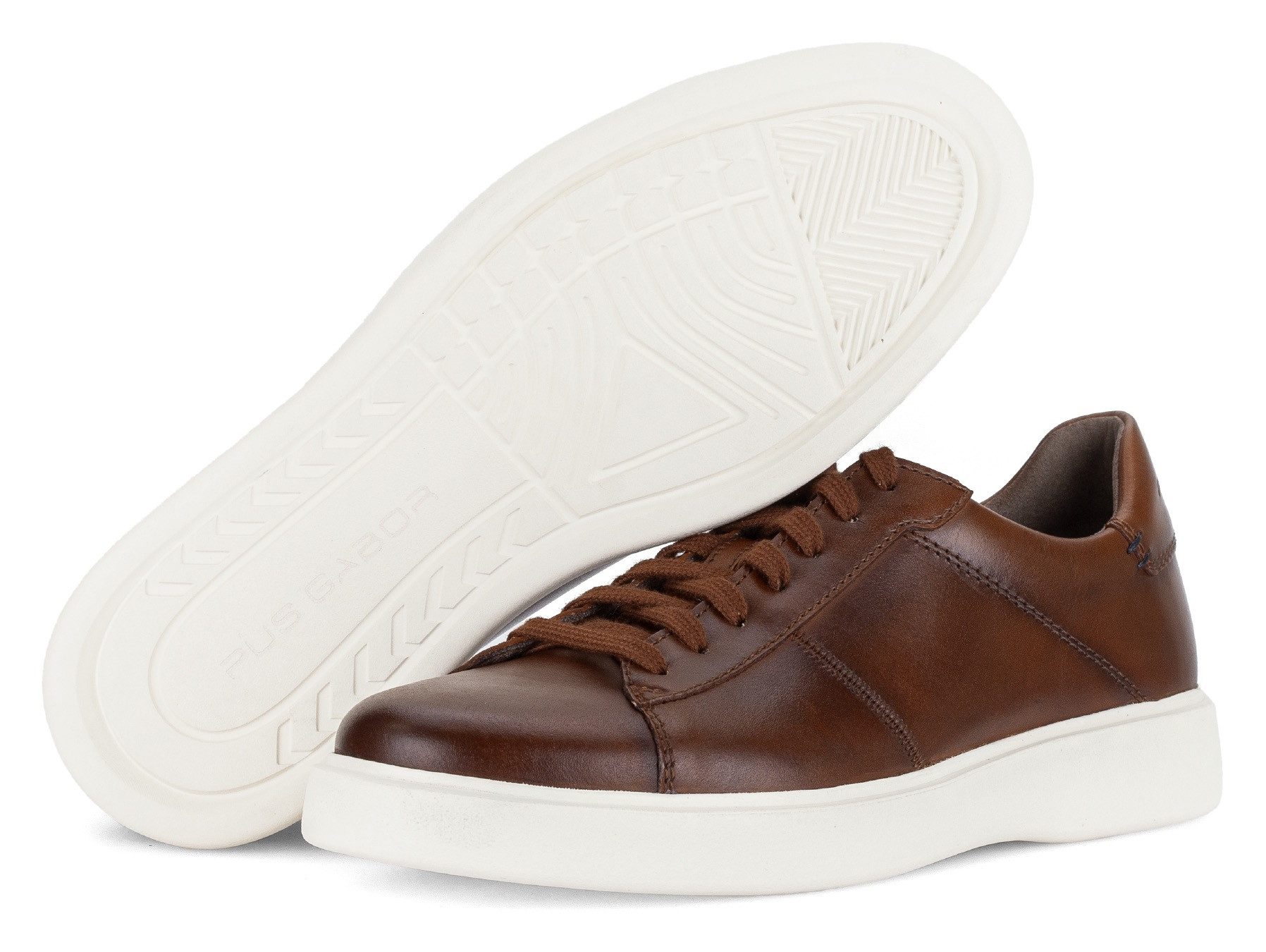 Pius Gabor Sneakers , vrijetijdsschoen, lage schoen, veterschoen, siernaden, g-wijdte