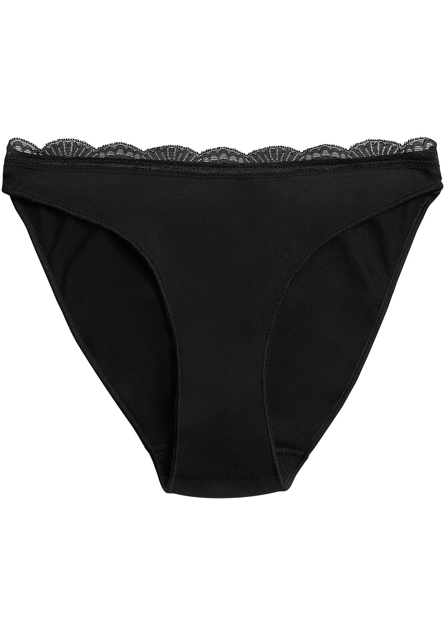 YSABEL MORA Minislip BASIC COLLECTION COTTON WITH LACE (Set van 3)