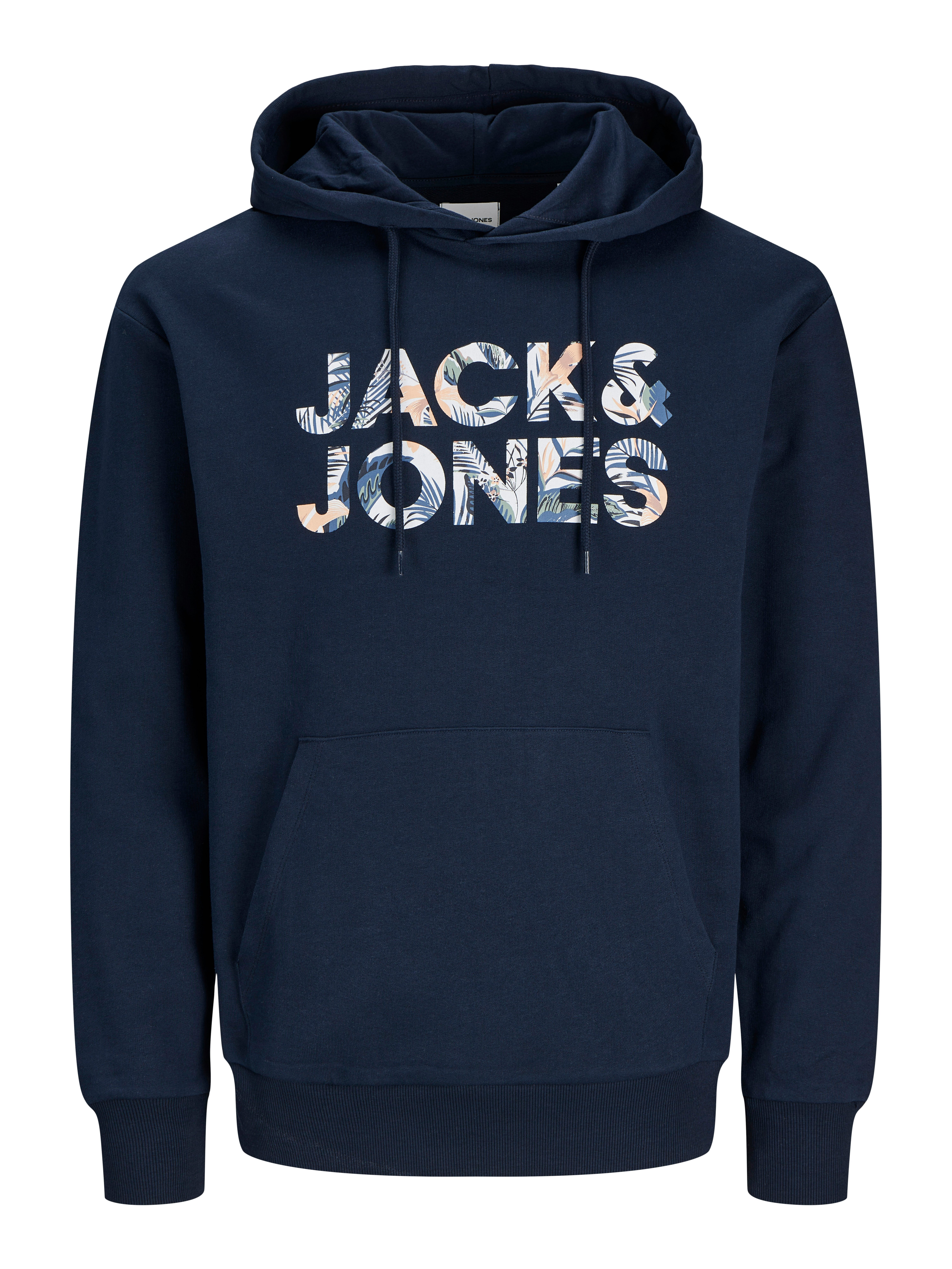 Jack & Jones Hoodie JJEBRYAN CORP LOGO SWEAT HOOD NOOS
