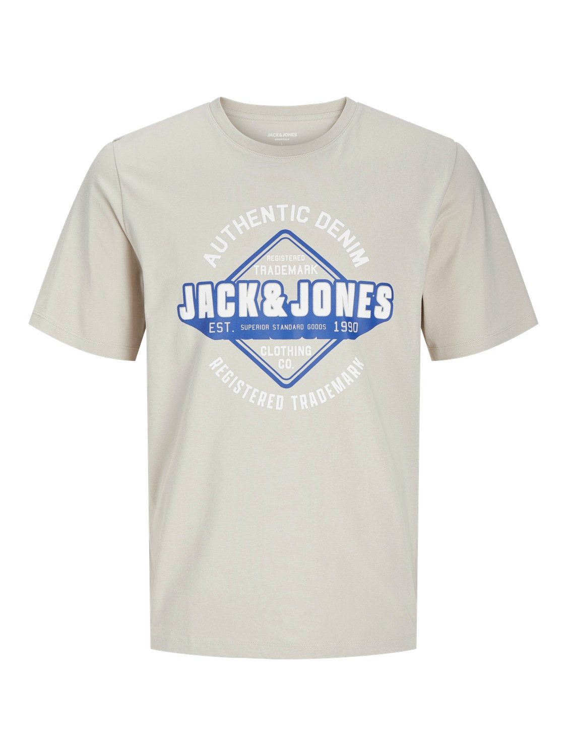 Jack & Jones Shirt met ronde hals JJELOGO TEE SS O-NECK 2 COL SS25 SN