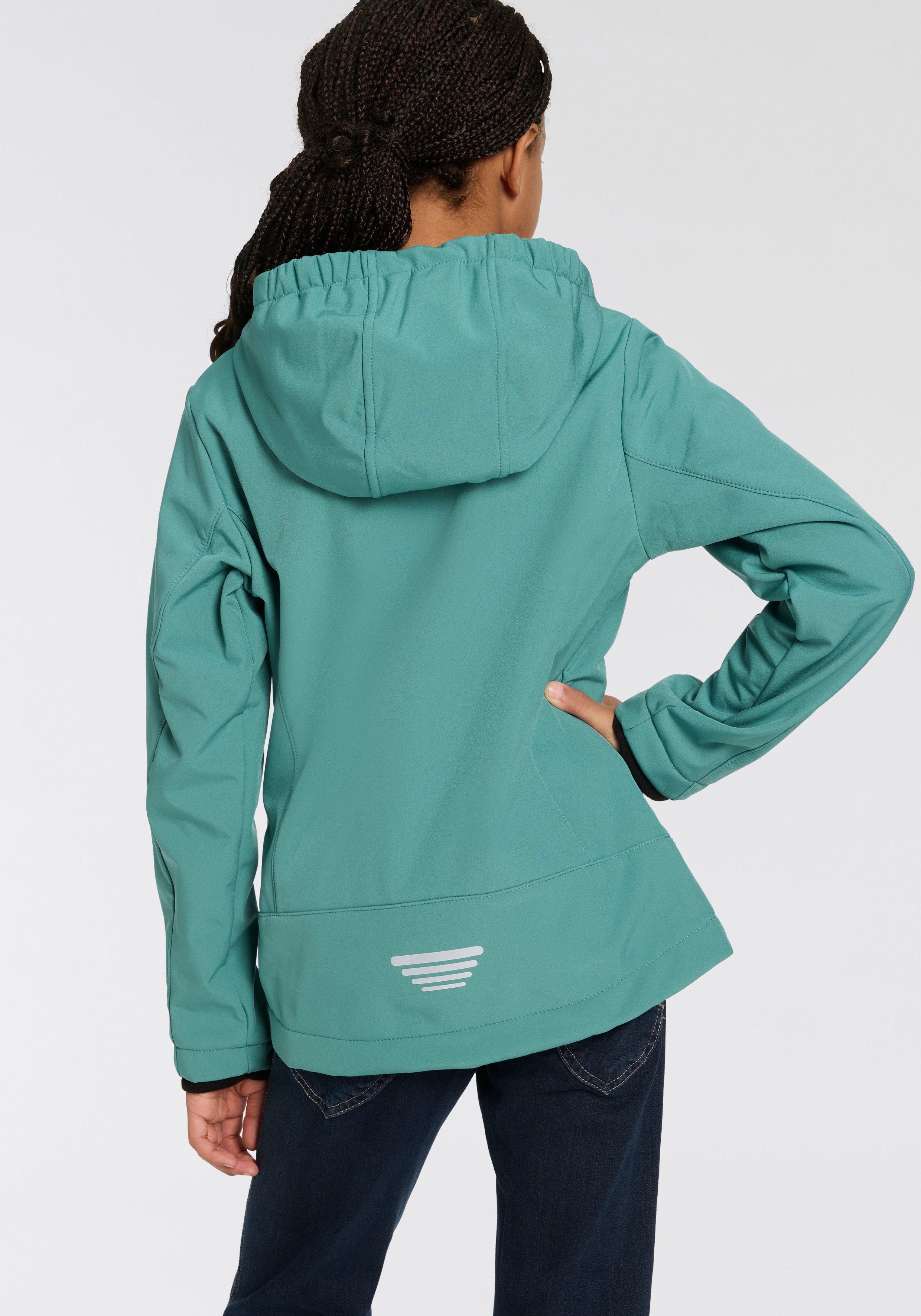 CMP Softshell-jack KID G JACKET FIX HOOD voor kinderen43405465 Ademend & waterafstotend & windafstotend & voor kinderen