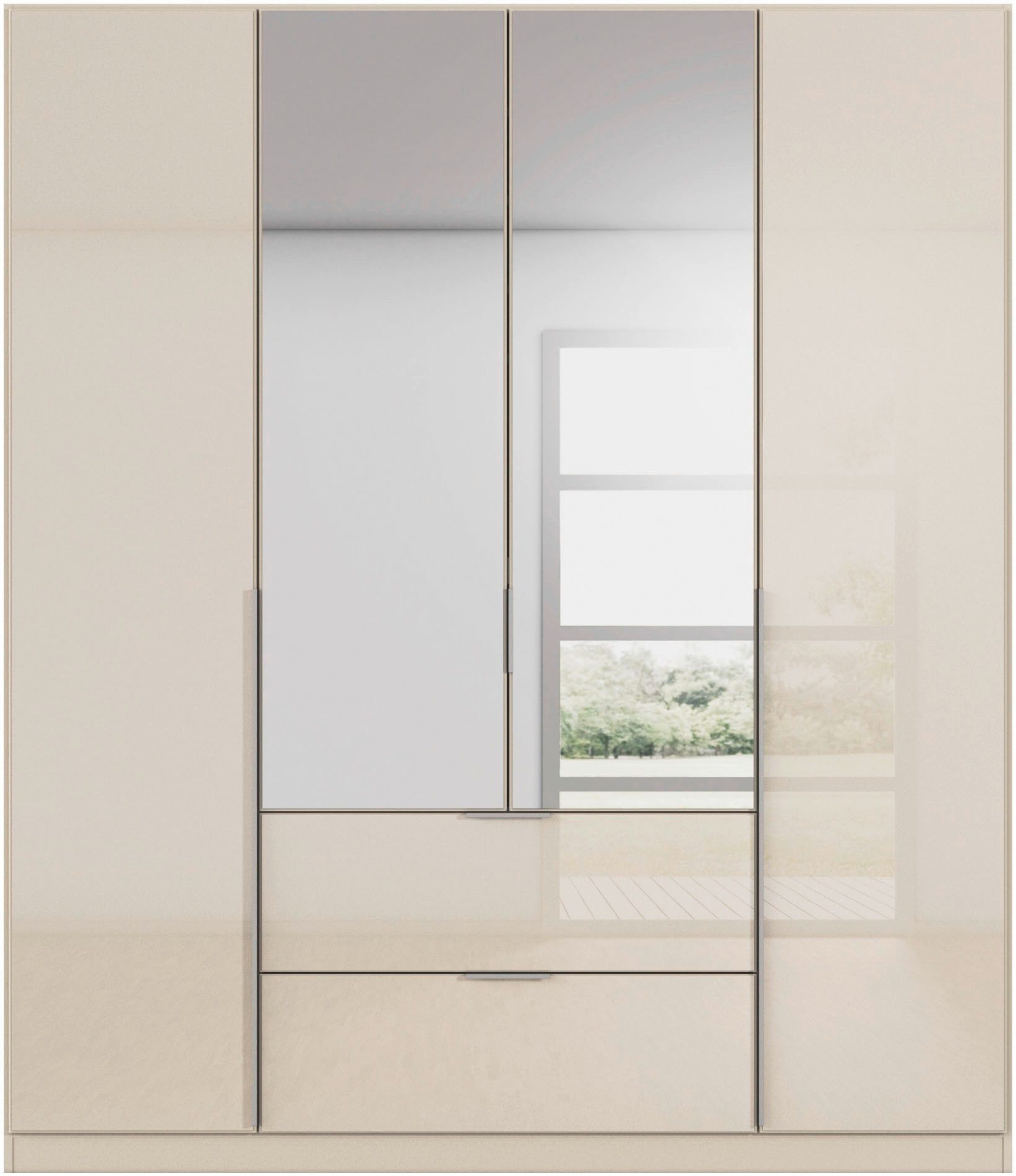 rauch Draaideurkast Kledingkasten kast garderobe AGORDO met glazen front