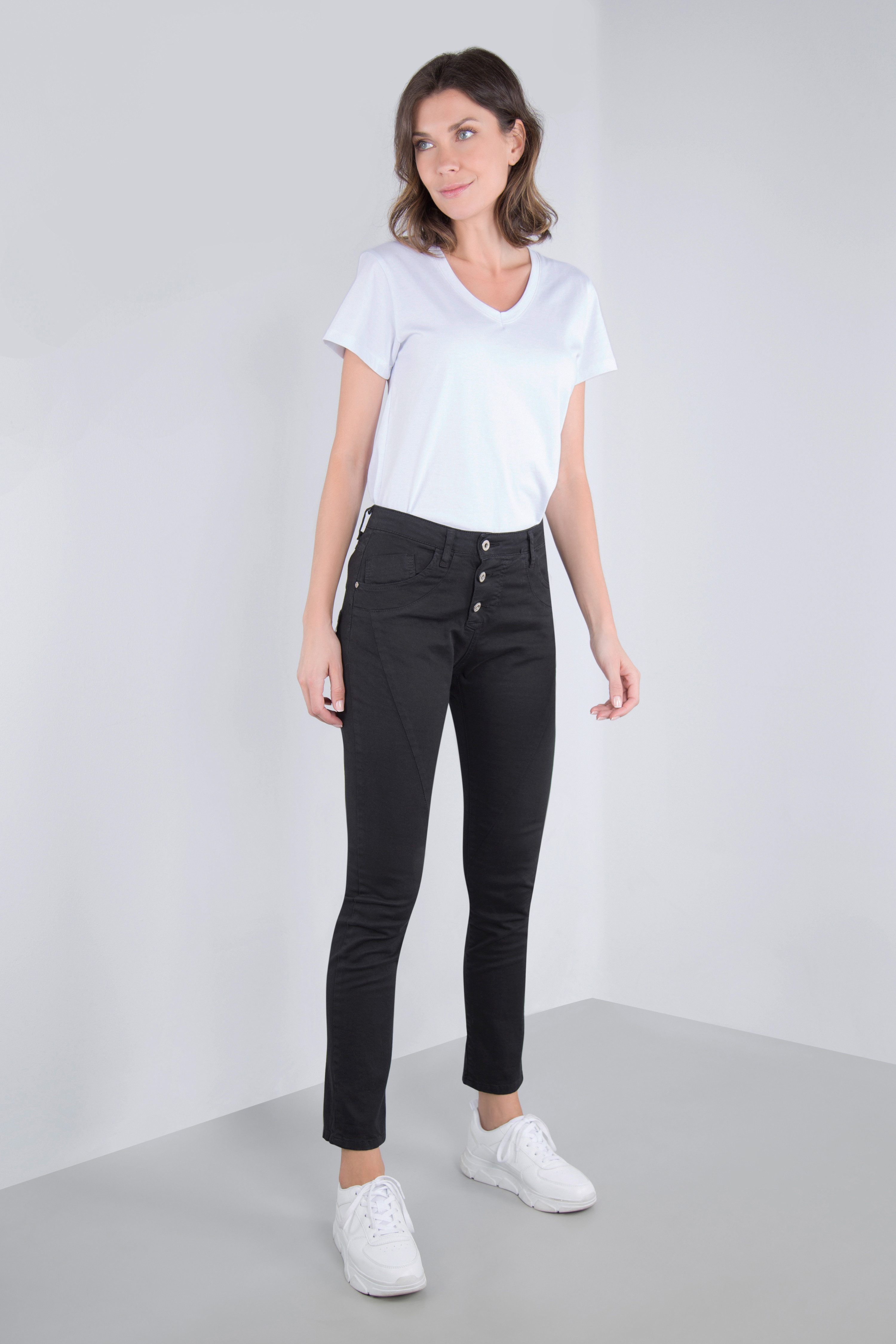 Please Jeans 5-pocket jeans P78A Krinkel-look