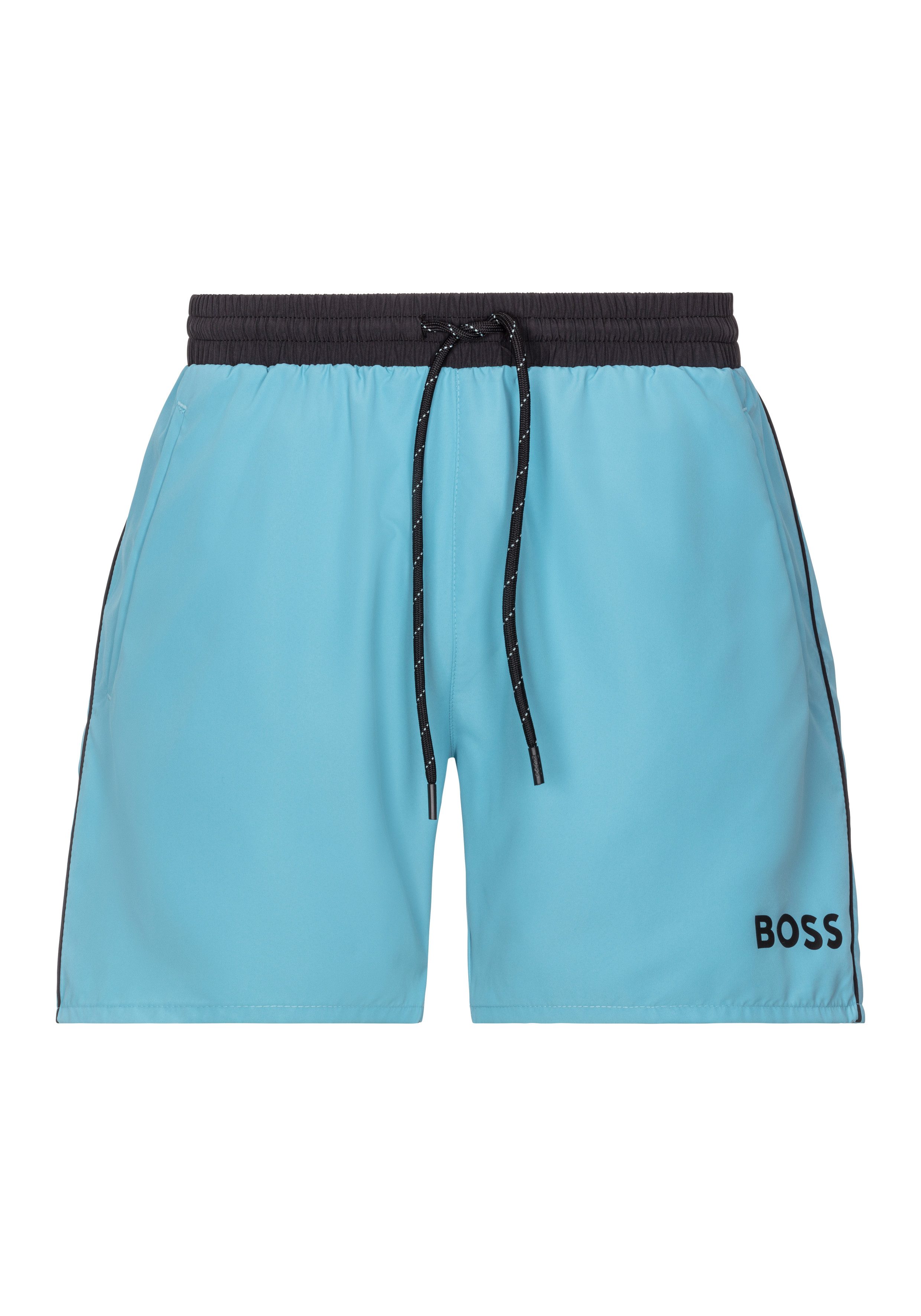 BOSS Zwemshort Starfish met contraststrepen
