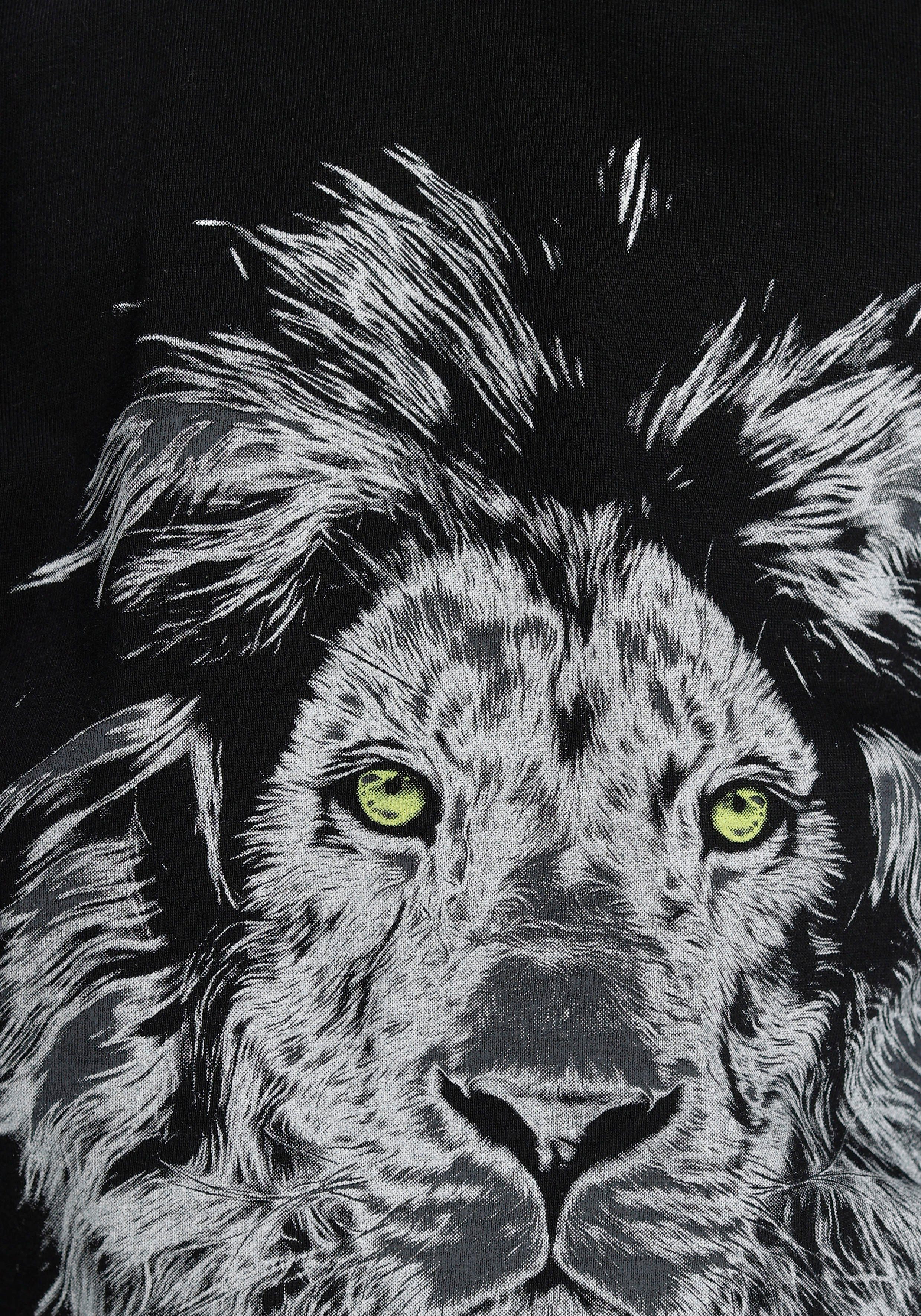 KIDSWORLD Shirt met lange mouwen WHITE LION Lange mouwen, basic pasvorm, met modieuze print, ronde hals