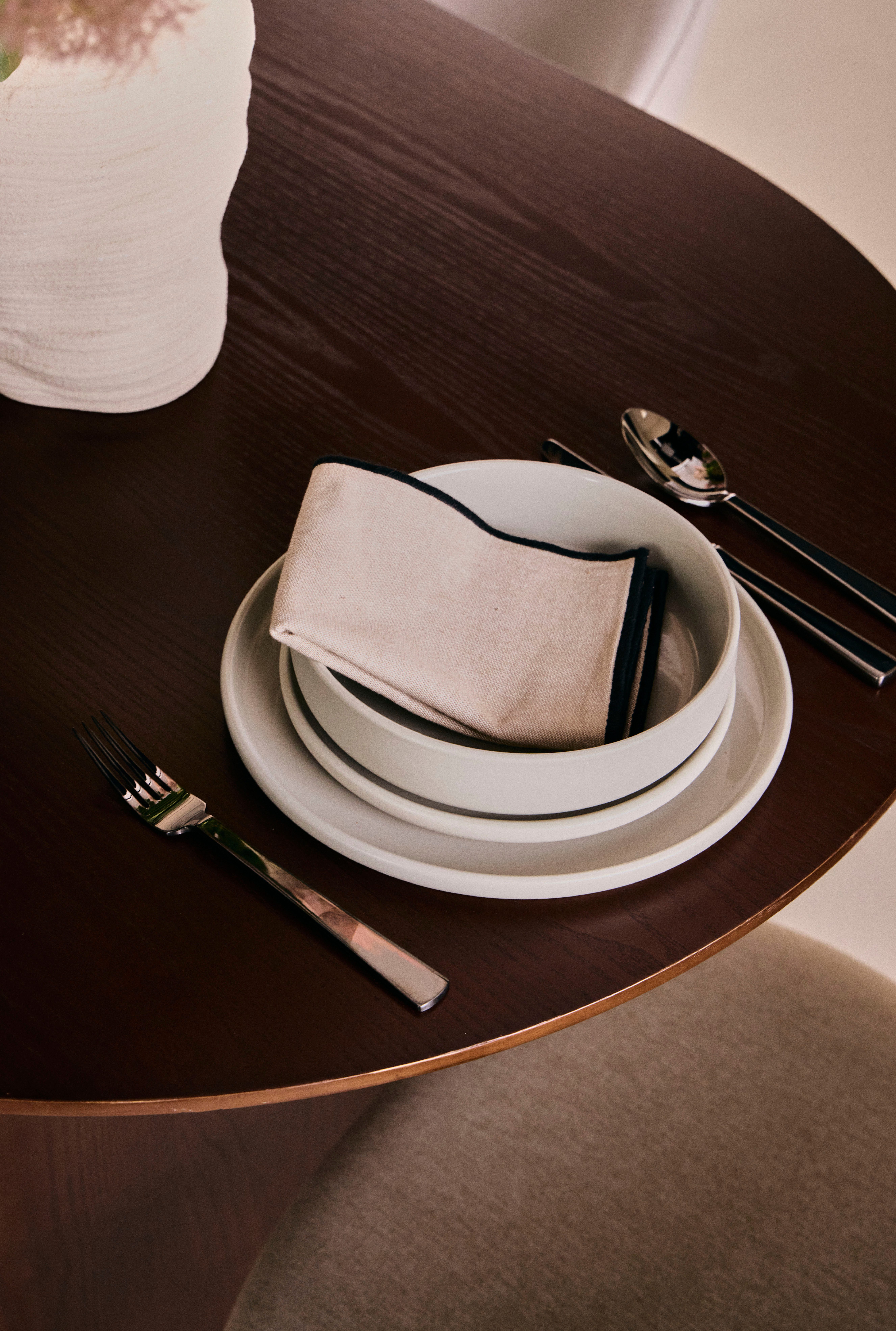 LeGer Home by Lena Gercke Eetservies Servies, servies Belli rond model, scandi stijl, 12 delen, voor 4 personen (set, 12-delig)