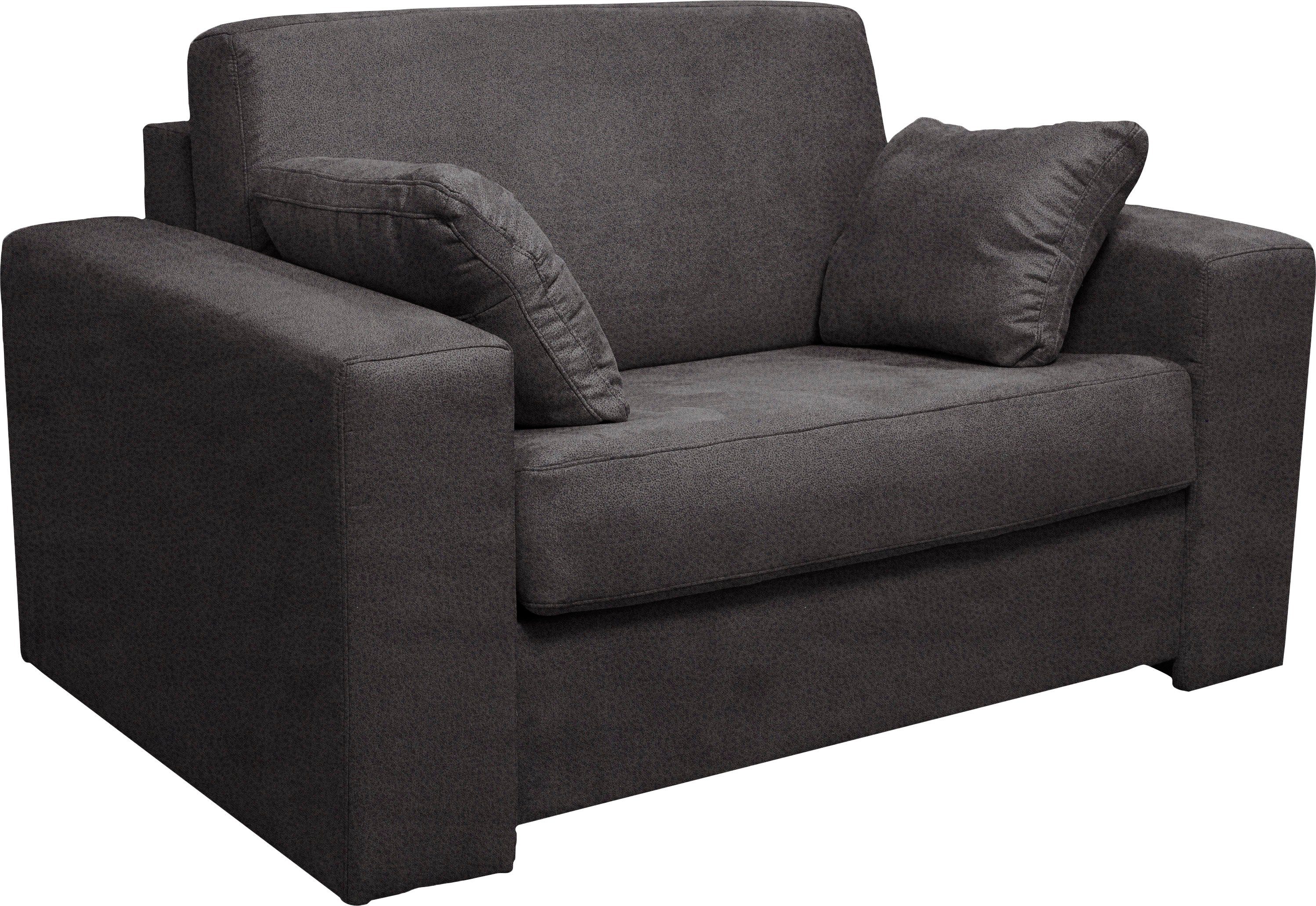 Home affaire Fauteuil Roma matras hoogte 140 cm Bedfunctie, met vering, Afmeting liggend ca. 83x198 cm
