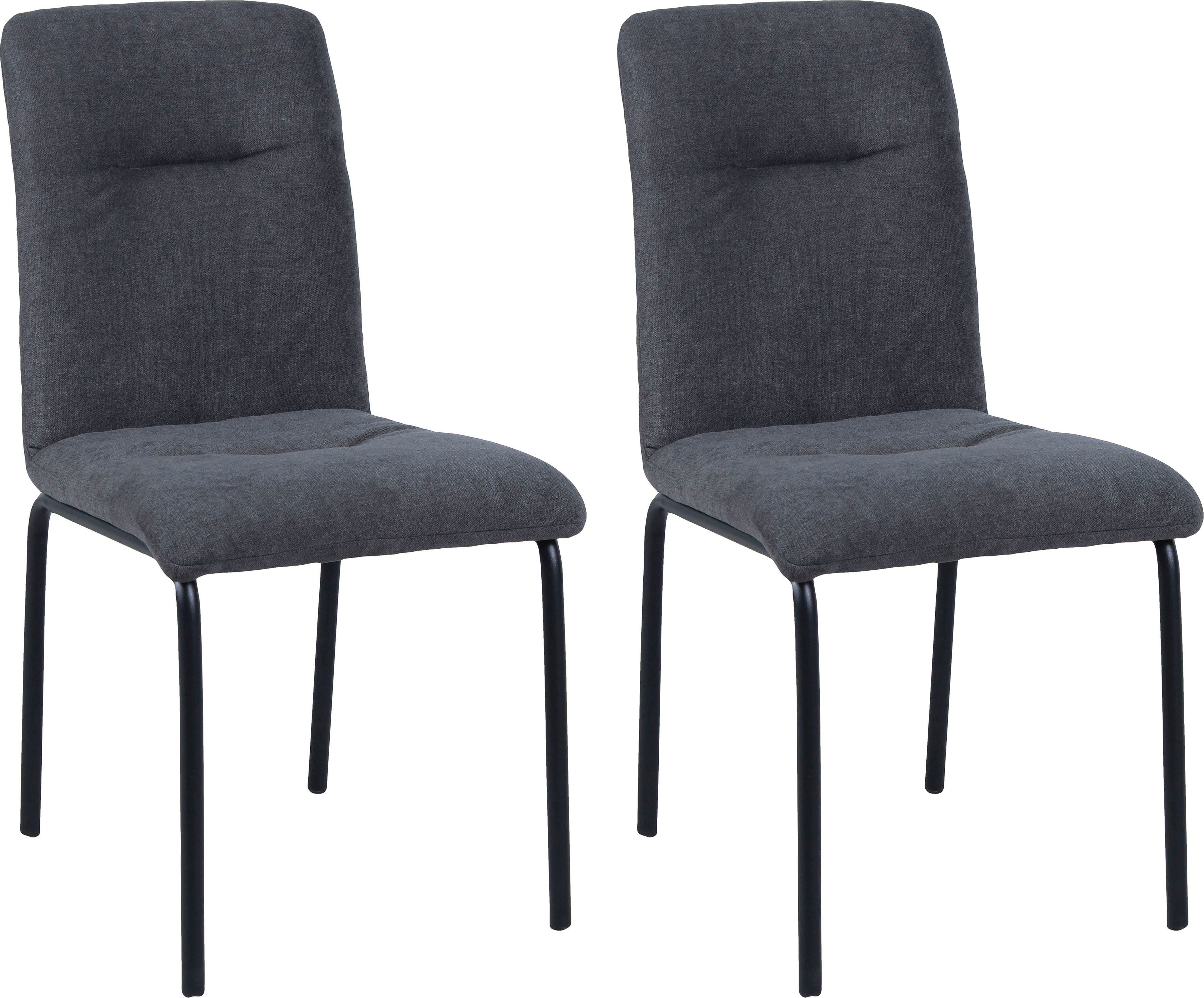 INOSIGN Stoel Marla in een (set, 2 stuks) 4 poot stoelen grijs