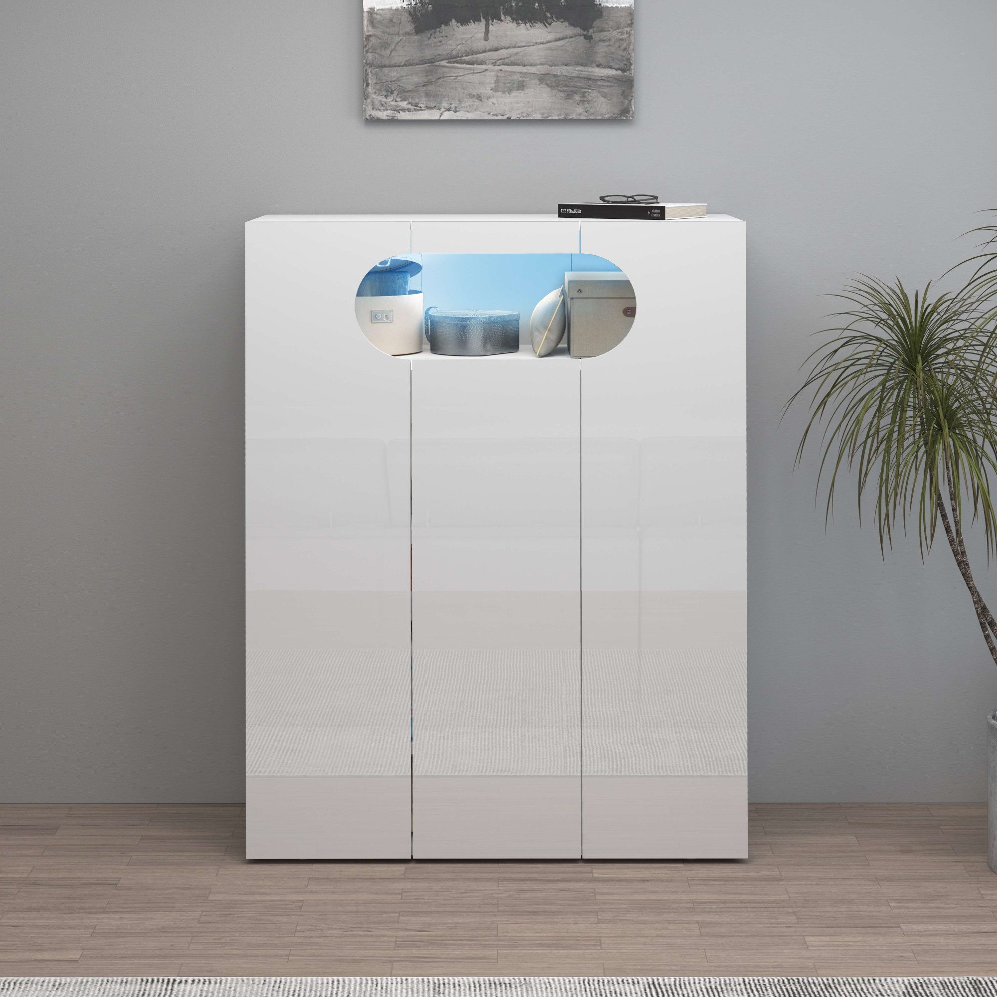 INOSIGN Schoenenkast Real, schoenenkast, schoenencommode, schoenenrek, breedte 90 cm