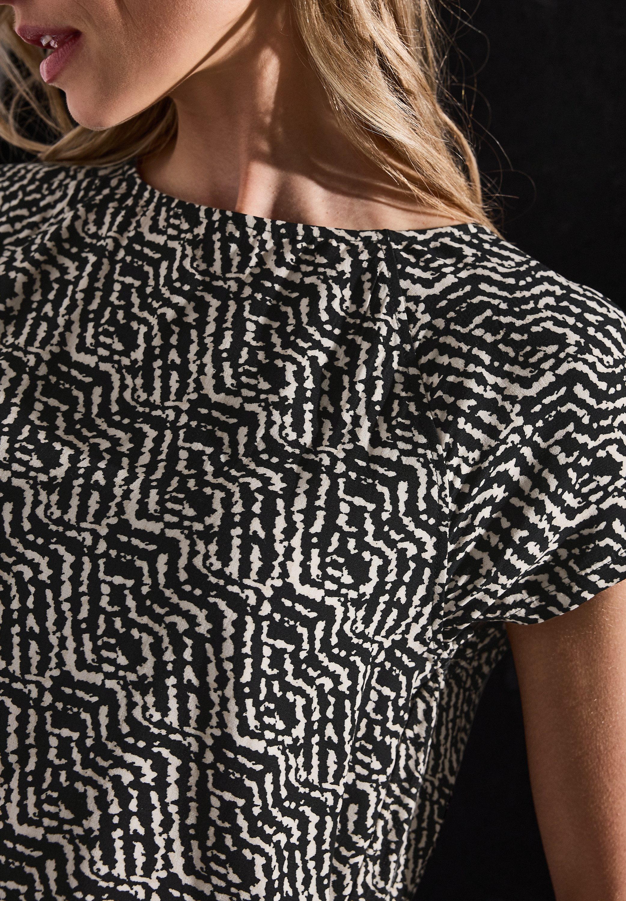 STREET ONE Shirt met print met een bloemmotief