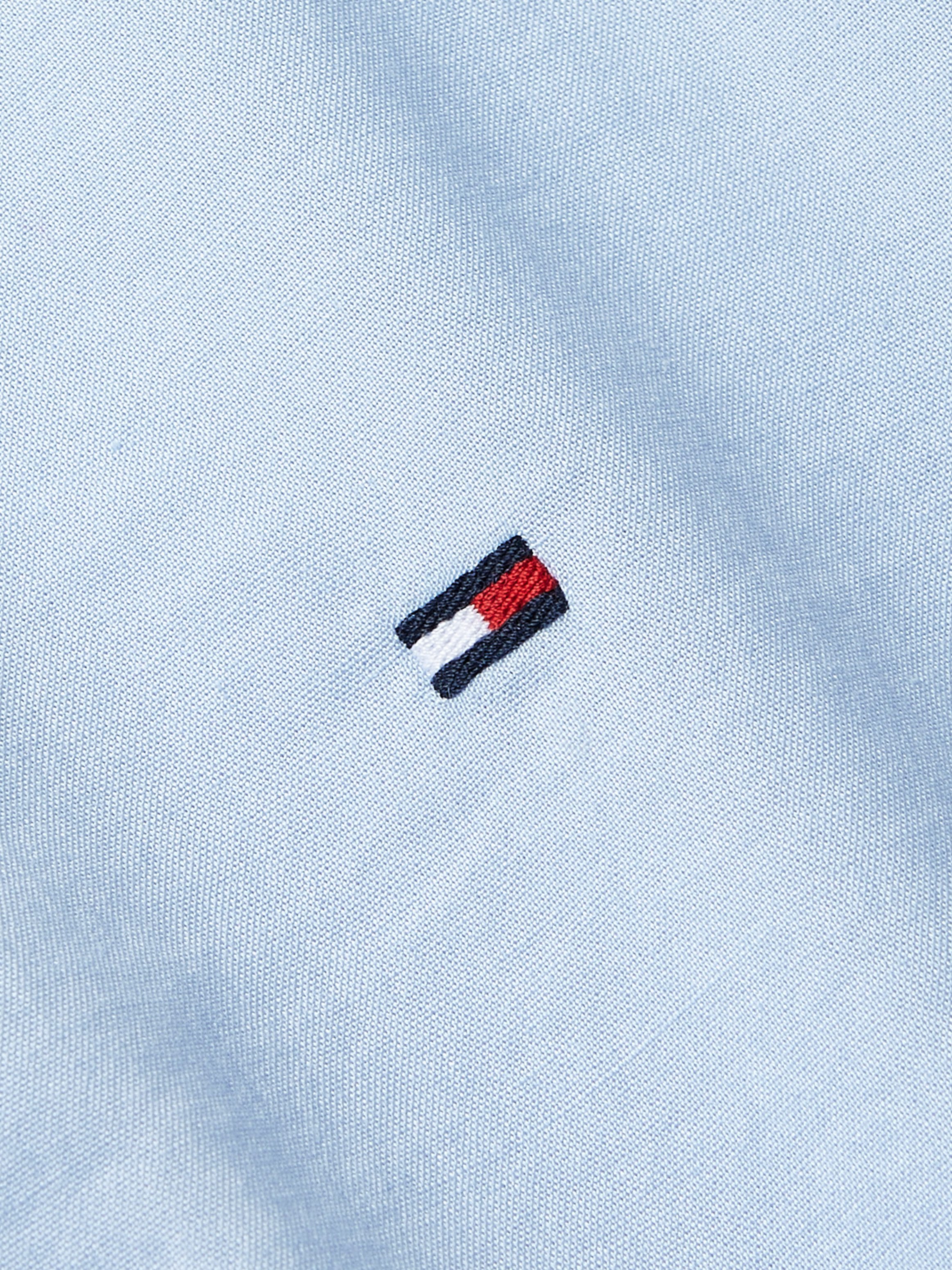 Tommy Hilfiger Overhemd met lange mouwen FLEX POPLIN RF SHIRT met labelschild binnenin de knoopsluiting (1-delig)