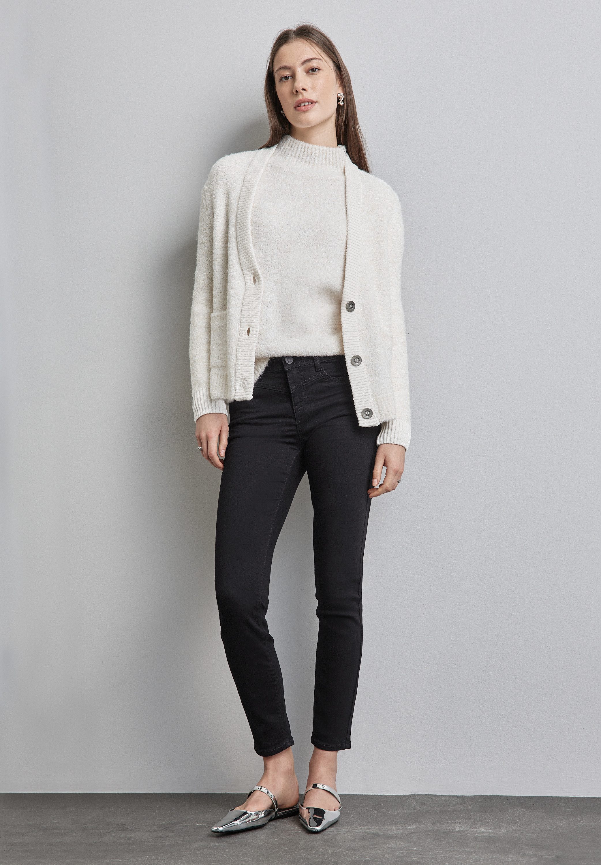 STREET ONE Slim fit jeans Style York met stretch