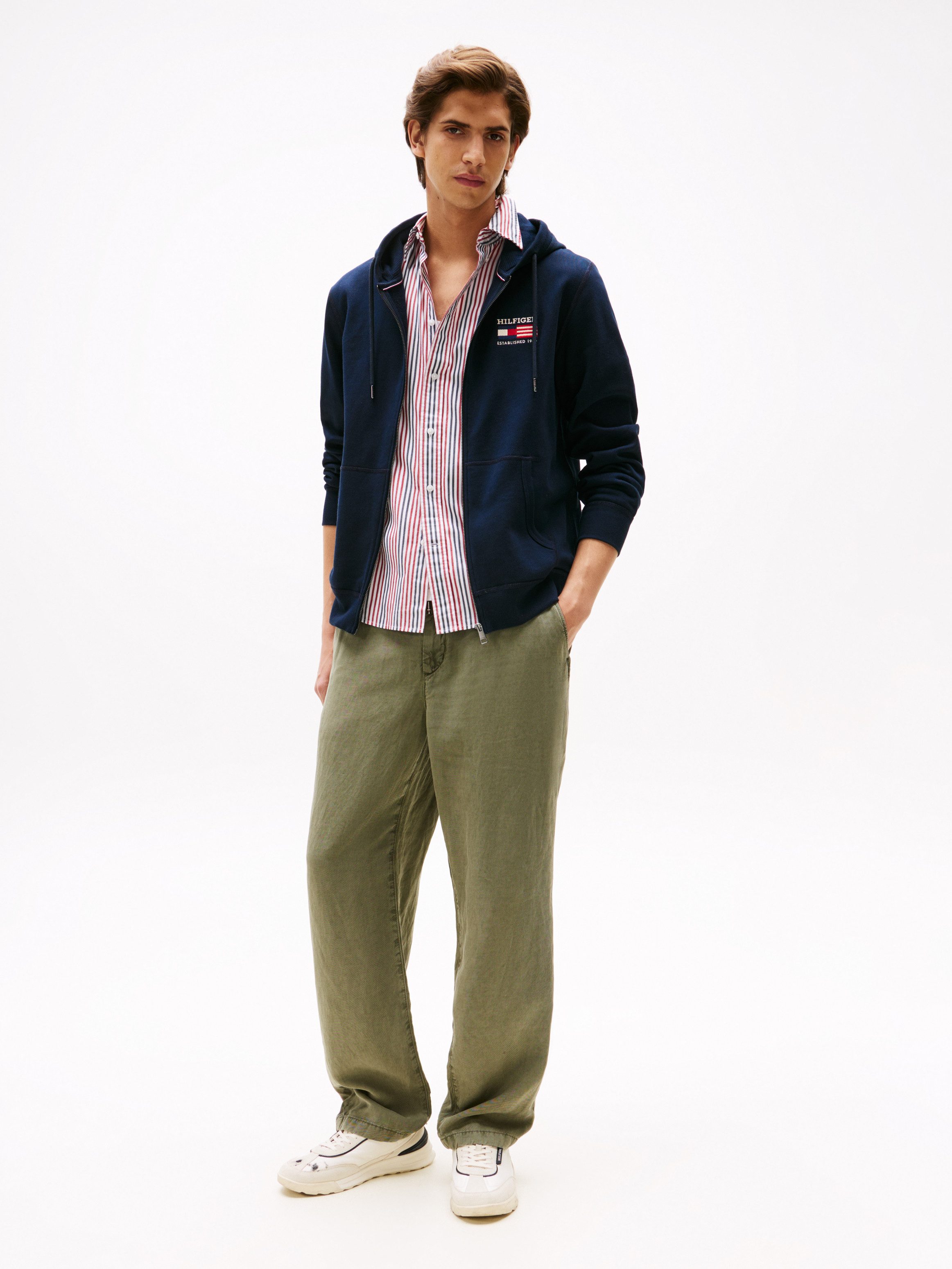 Tommy Hilfiger Capuchonsweatvest AMERICANA ZIP THROUGH HOODY