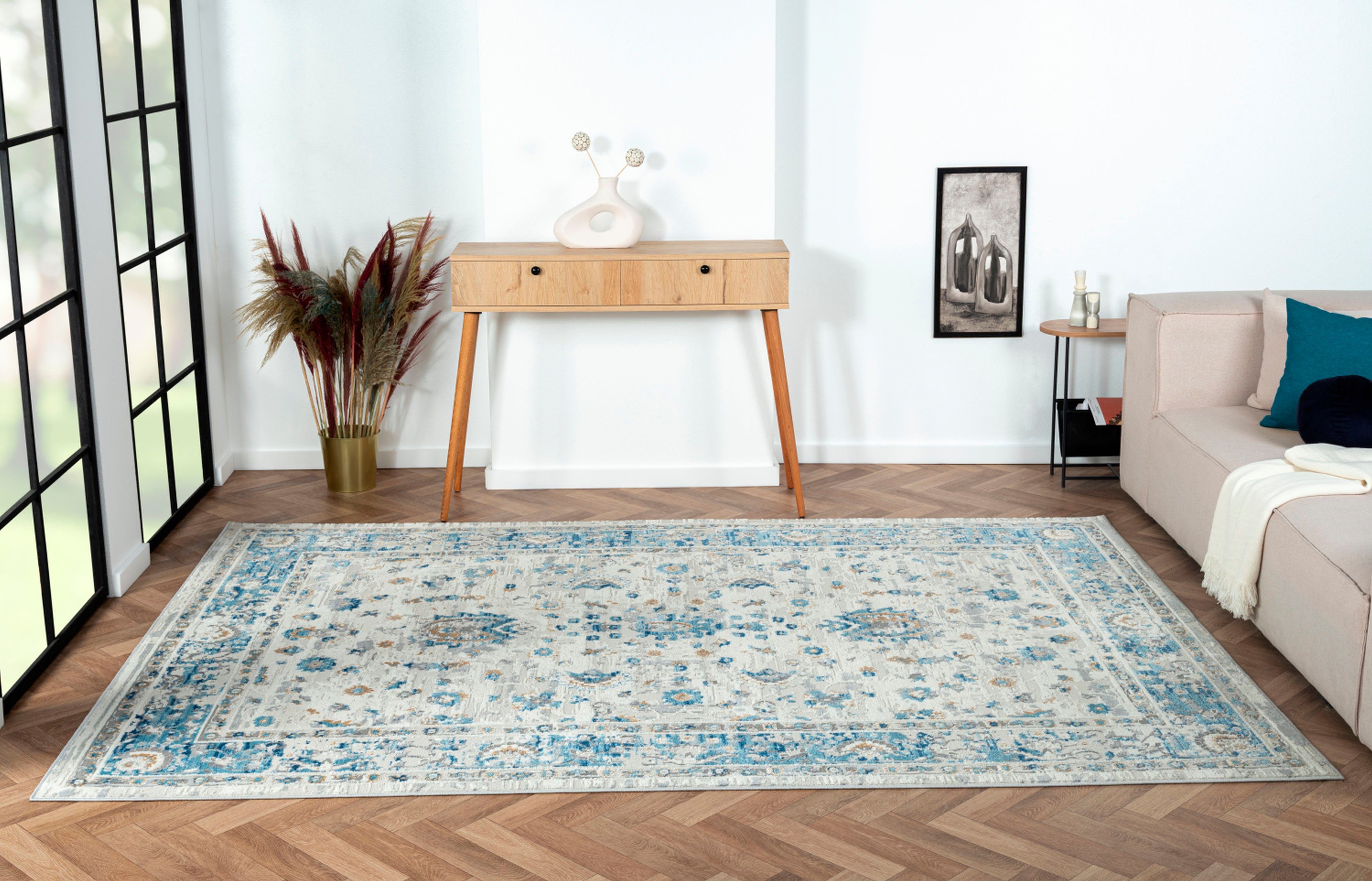 Myflair Möbel & Accessoires Vloerkleed My Heriz Kortpolig, klassiek oosters ontwerp, bijzonder zacht door microvezel