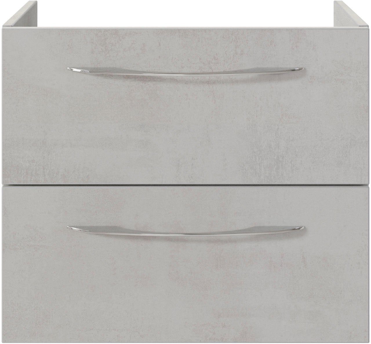 Saphir Wastafelonderkast Serie 4035 keramieken opzetwasbak met onderkast, 88 cm breed