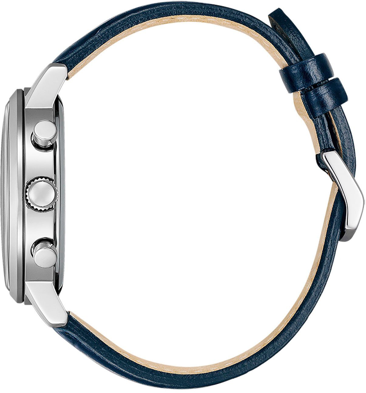 Citizen Chronograaf CA7061-26X Polshorloge, herenhorloge, solar, stopwatchfunctie, leren band