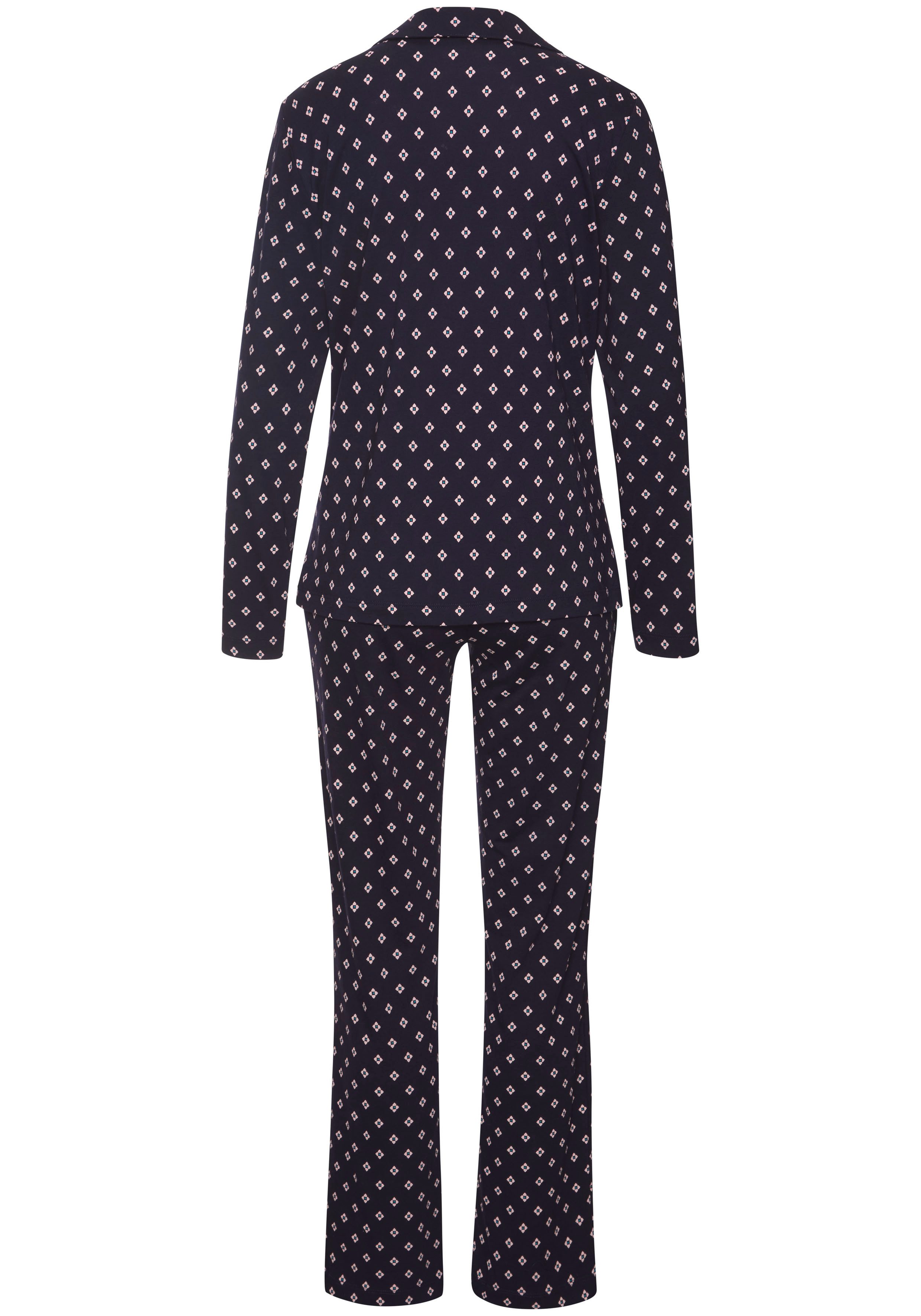 s.Oliver RED LABEL Beachwear Pyjama in klassieke stijl (set, 2-delig)