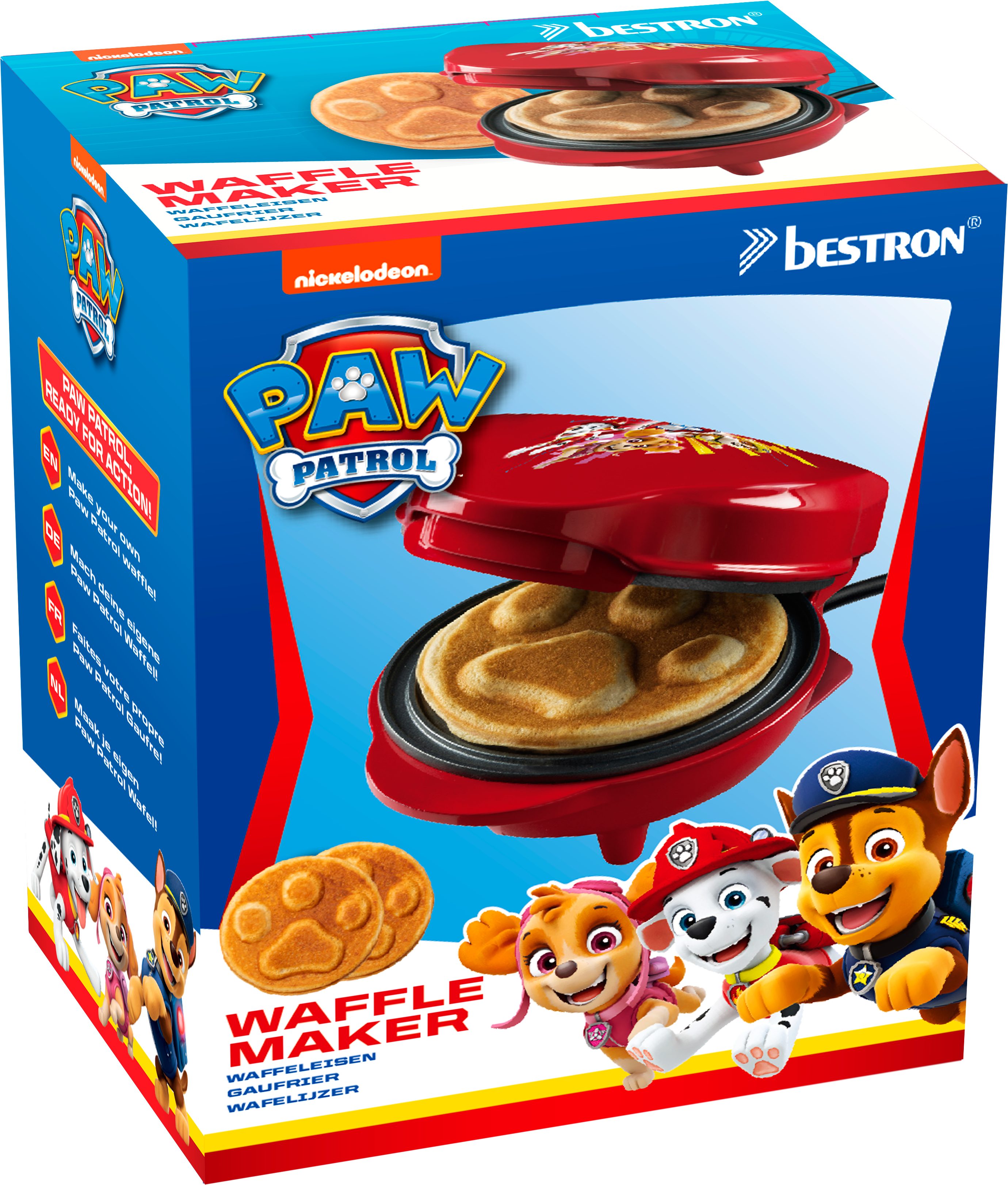 bestron Wafelijzer APP500R Paw Patrol