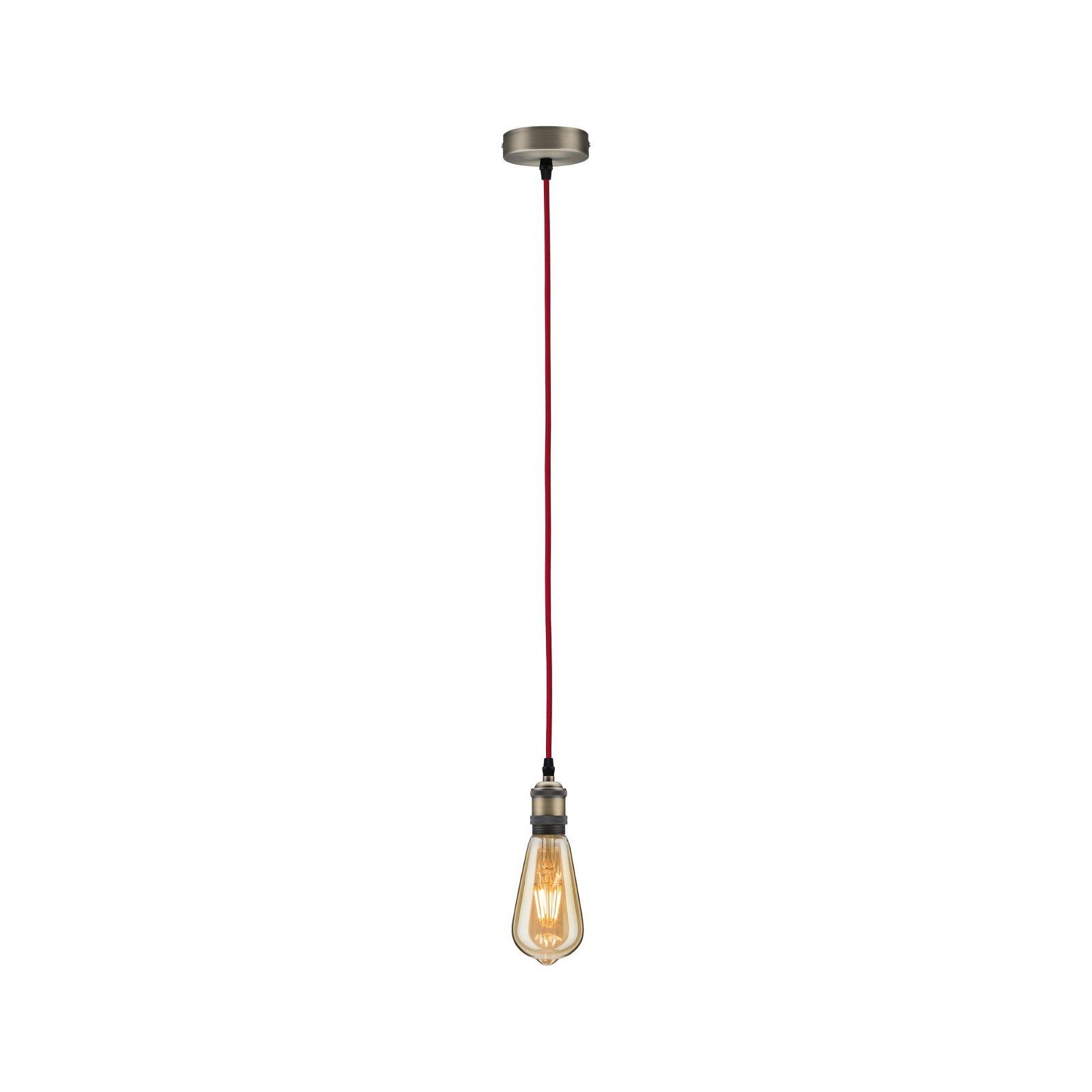 Paulmann Hanglamp Neordic Eldar max. 1x60W Geborsteld nikkel 230V Metaal (1 stuk)