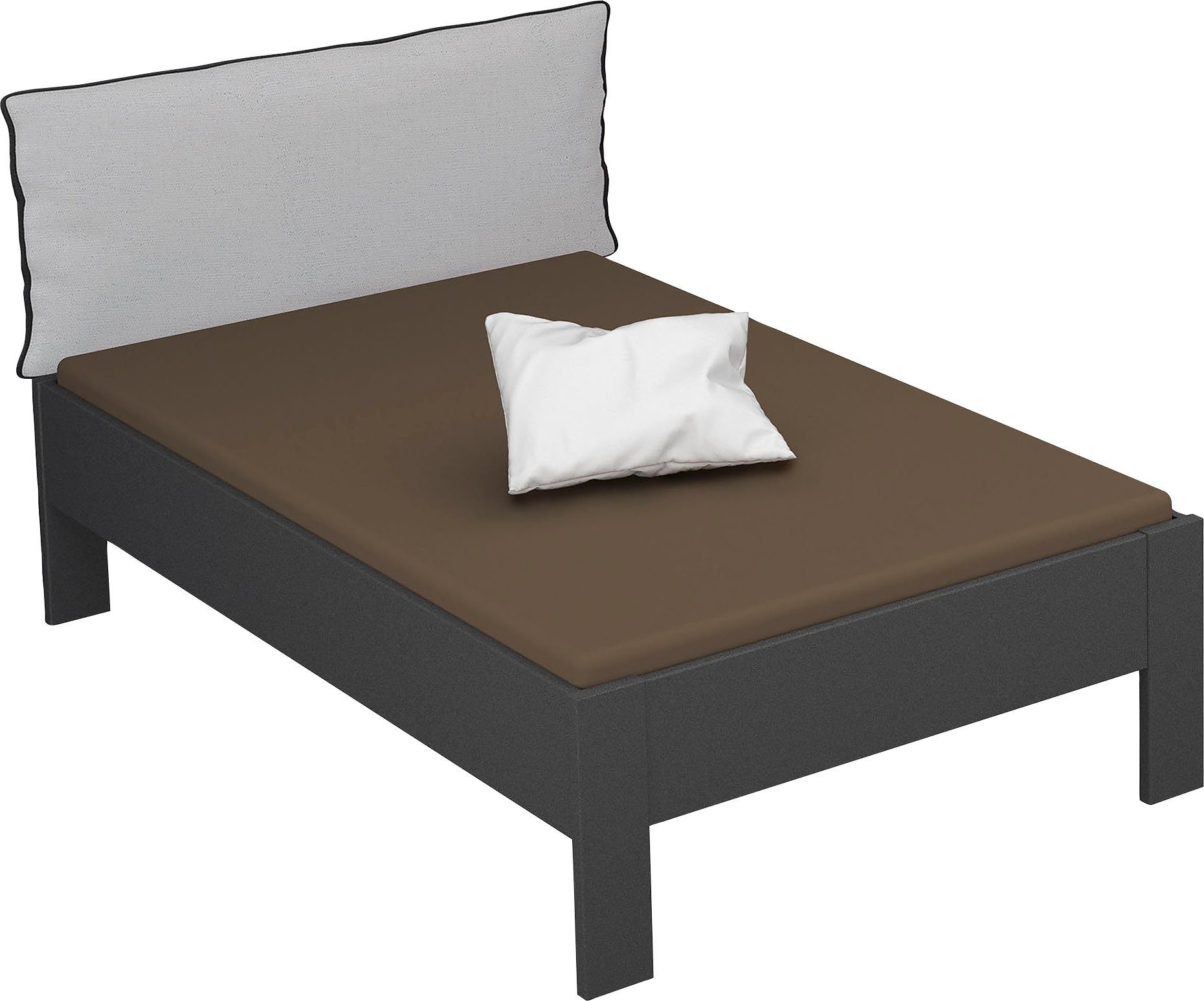 rauch Futonbed Aditio Hoofdbord weefstof met afgezette opstaande naad