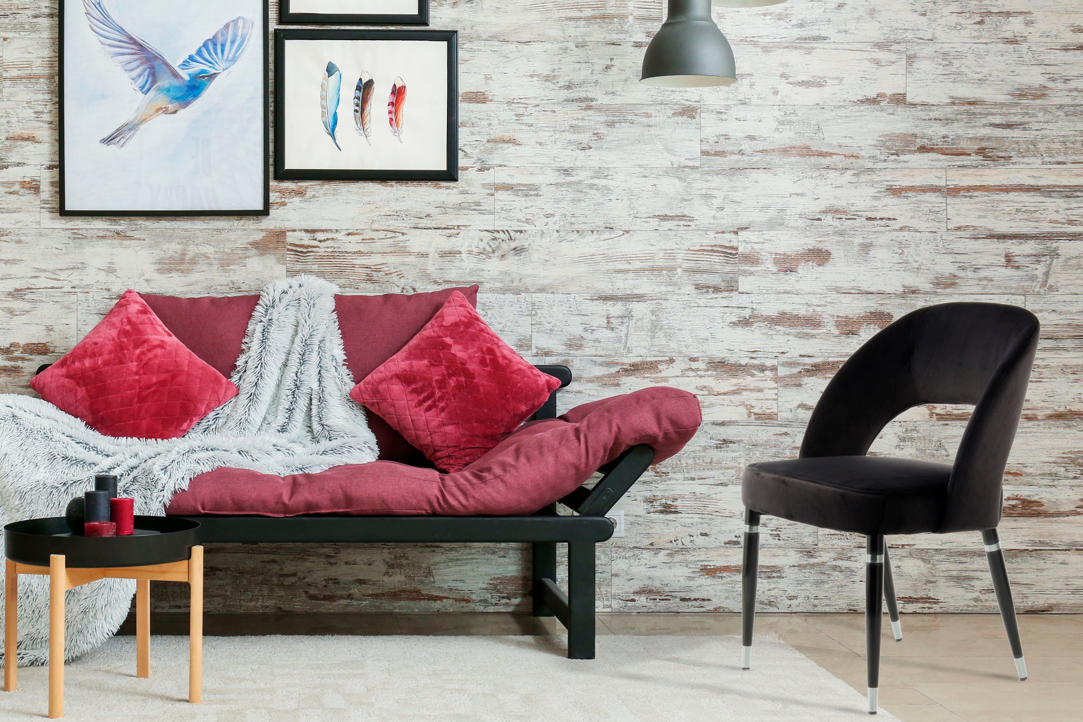 Kayoom Stoel Courtney 525 2-delige set, 2-delige set stoelen, comfortabel zitgevoel (set, 2 stuks)