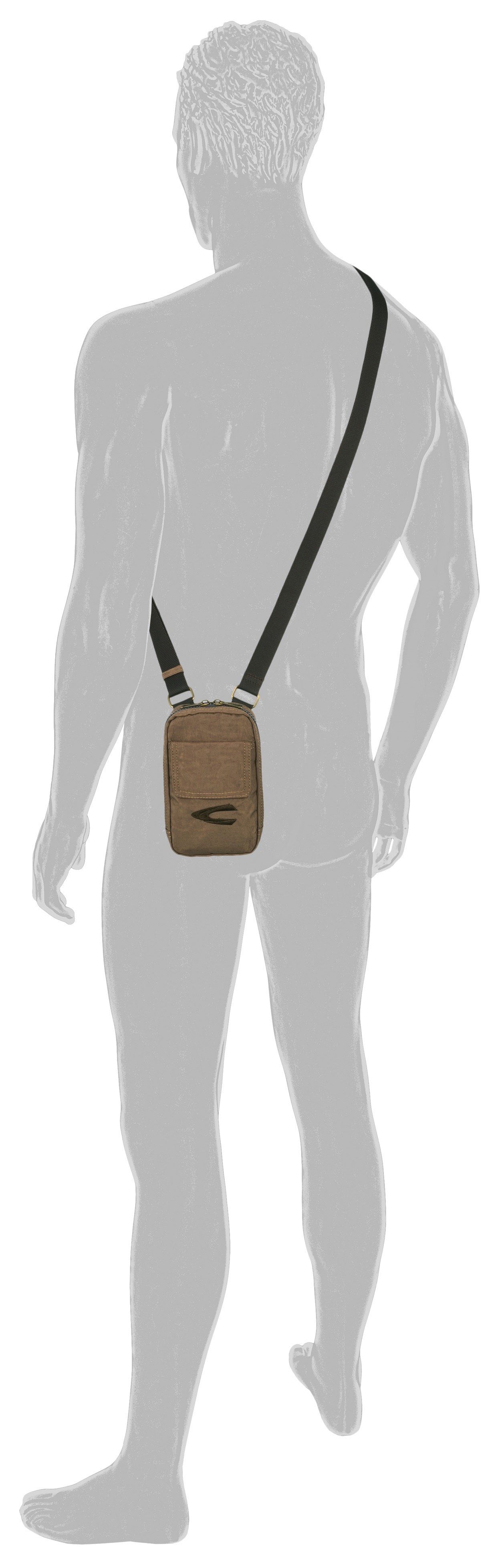 camel active Schoudertas Journey van licht robuust nylon, functioneel perfect voor alle levensomstandigheden