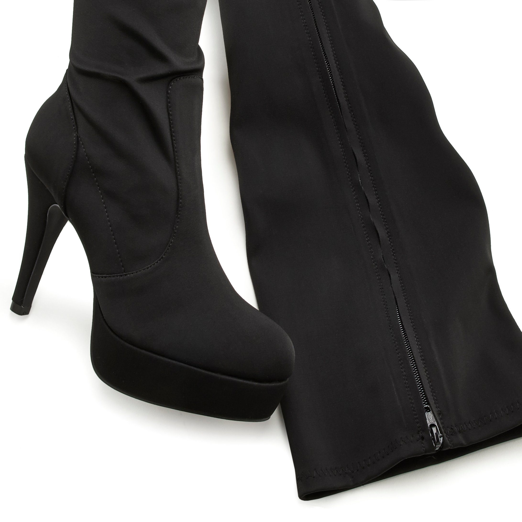 Lascana Belle Affaire Overknee-laarzen met lange schacht, hoge hak enkellaarsjes, slouchy boots