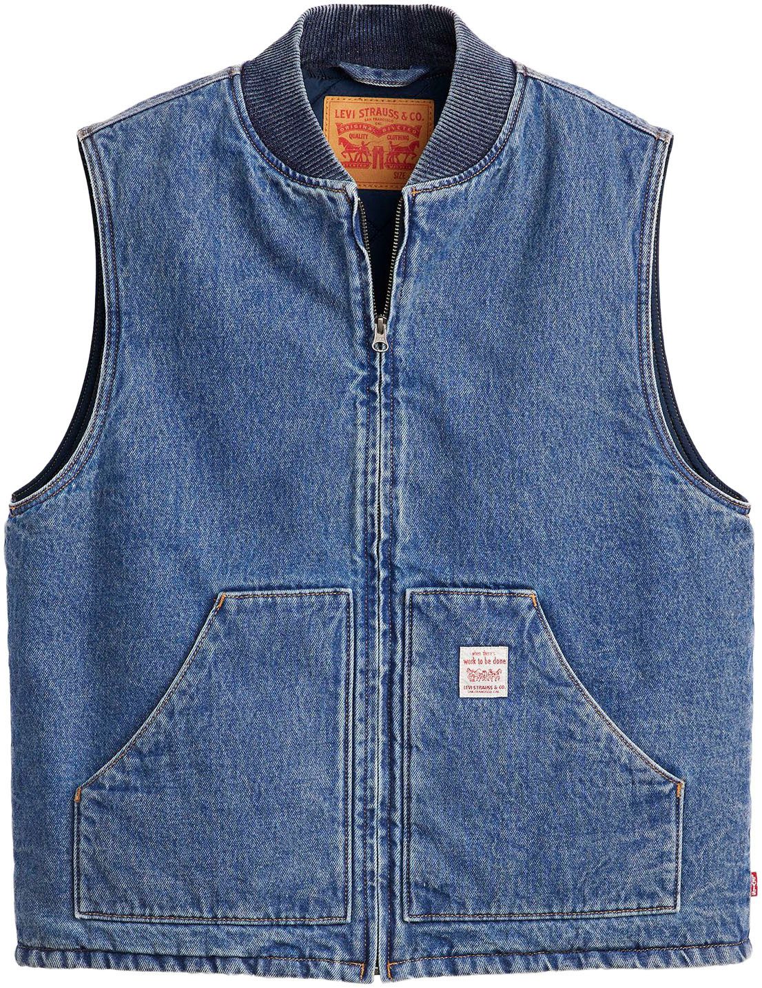 Levi's® Jeansgilet SANSOME met een ritssluiting