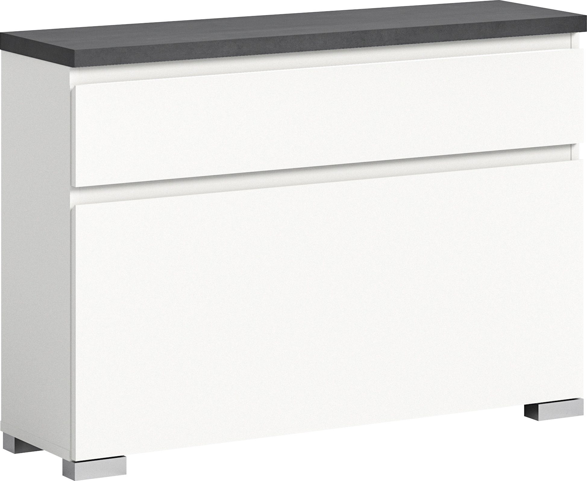 INOSIGN Schoenenkast Skoskap, Diepte 27 cm, 1 Deurtje, 1 Lade, plaats voor 4 paar schoenen hangend en staand te monteren, schoenenkipper, schoenenkast, schoenenrek