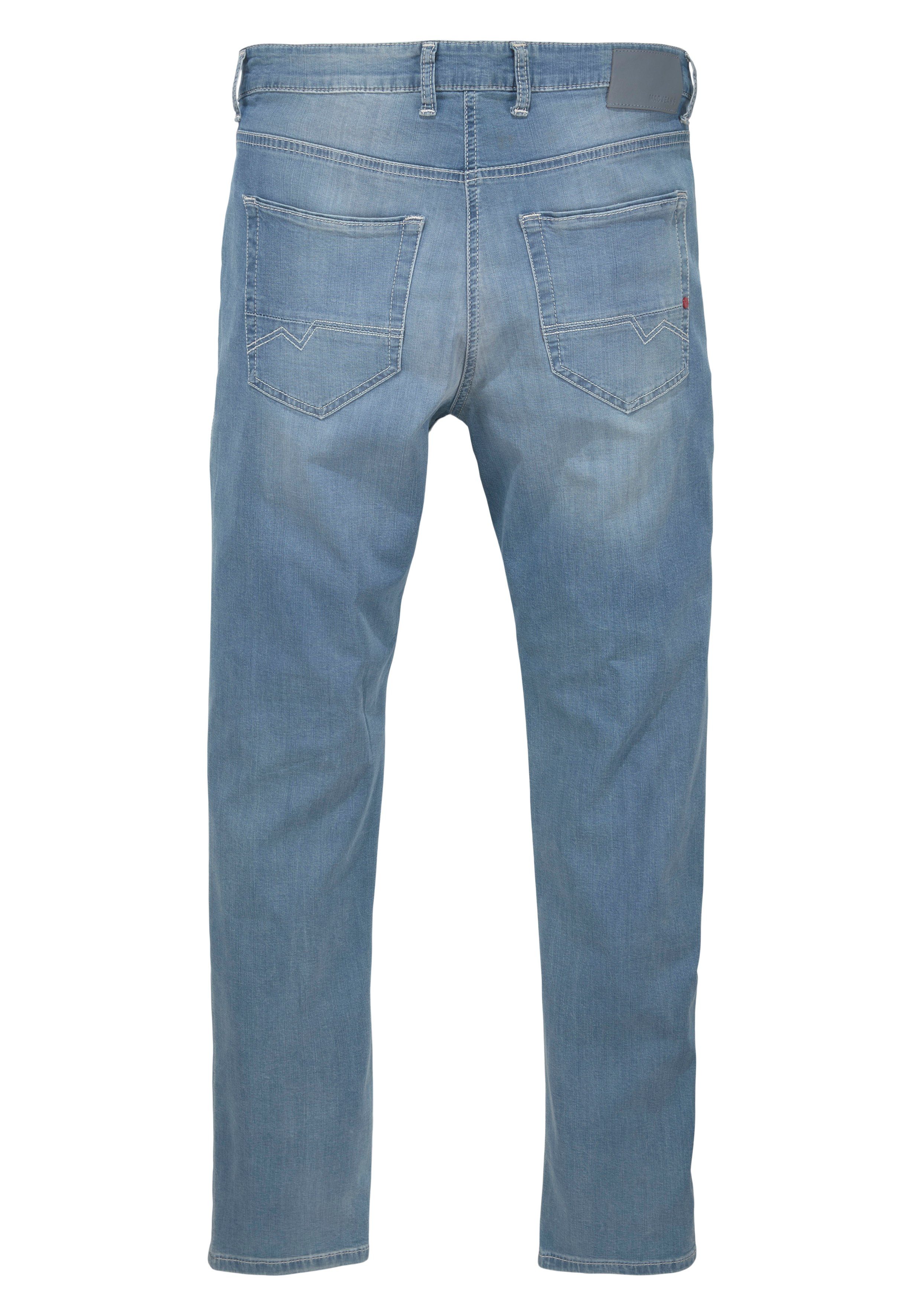 MAC Slim fit jeans Arne-Pipe light smalle figuuraccentuerende snit