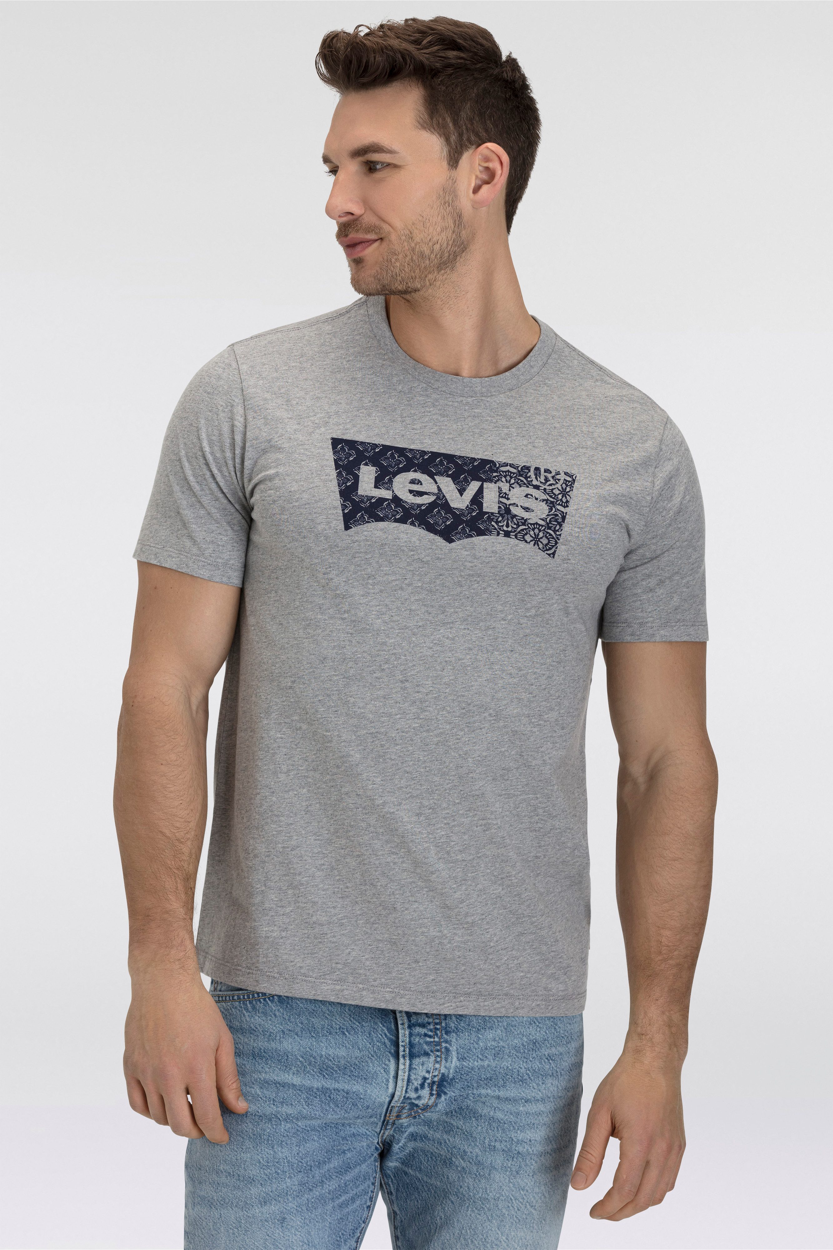 Levi's® T-shirt Batwing Logo Tee met logo-frontprint