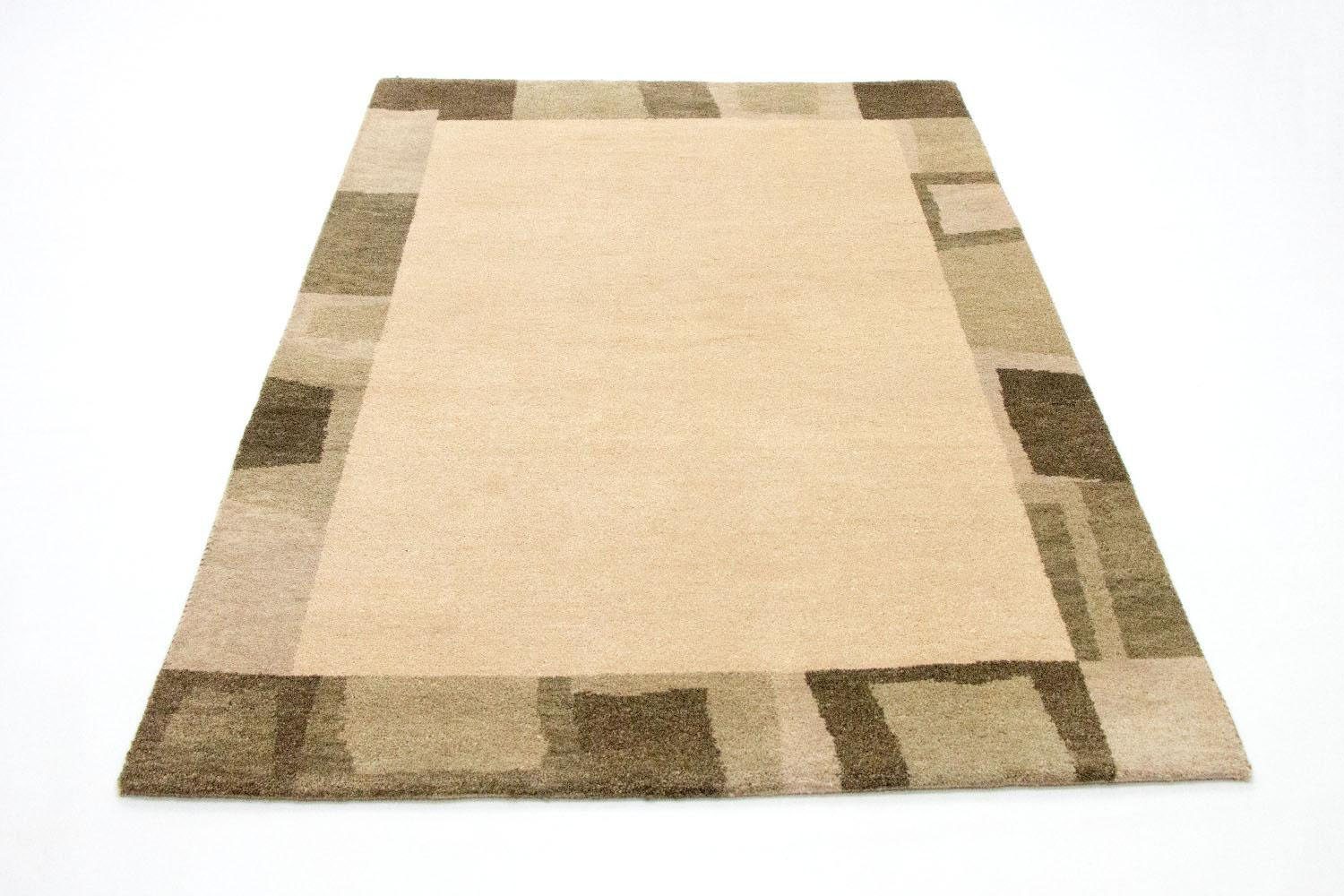 morgenland Wollen kleed Gabbeh-kleed met de hand geknoopt beige handgeknoopt