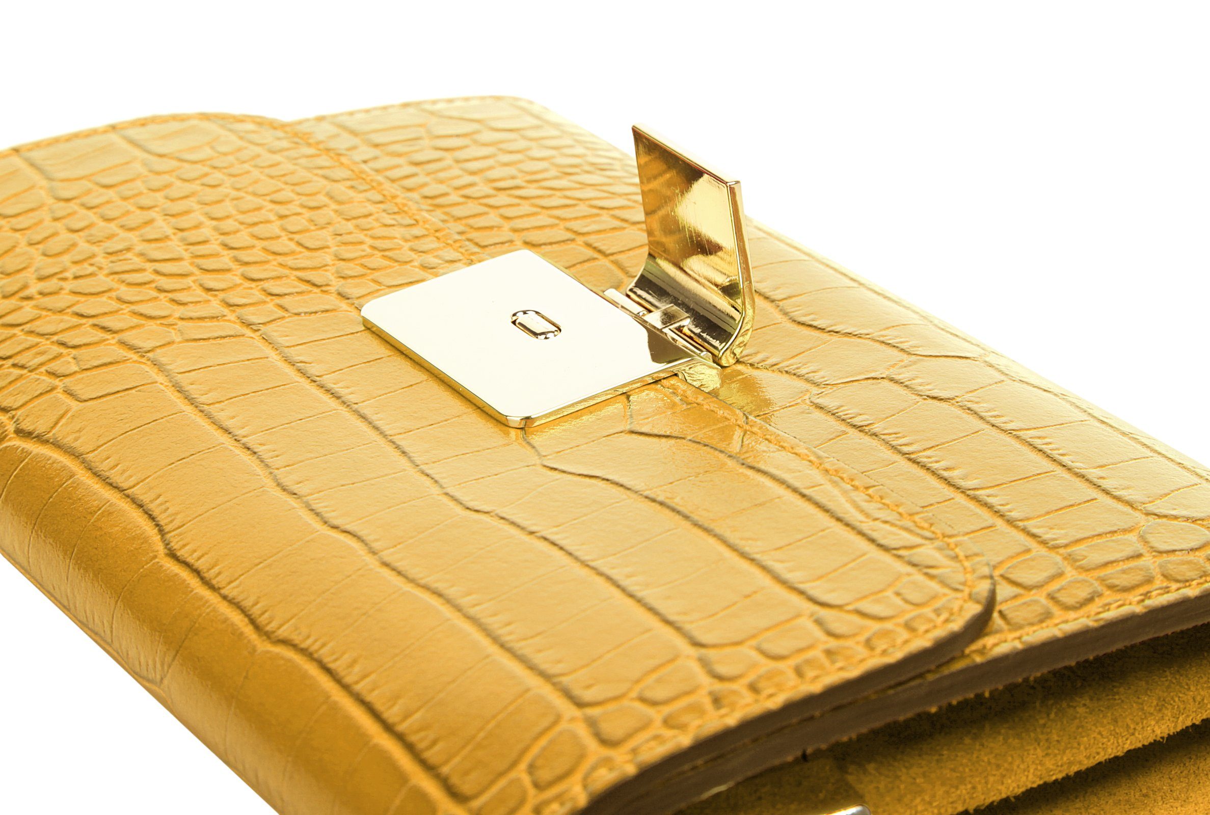 Cluty Avondtasje echt leer, made in italy