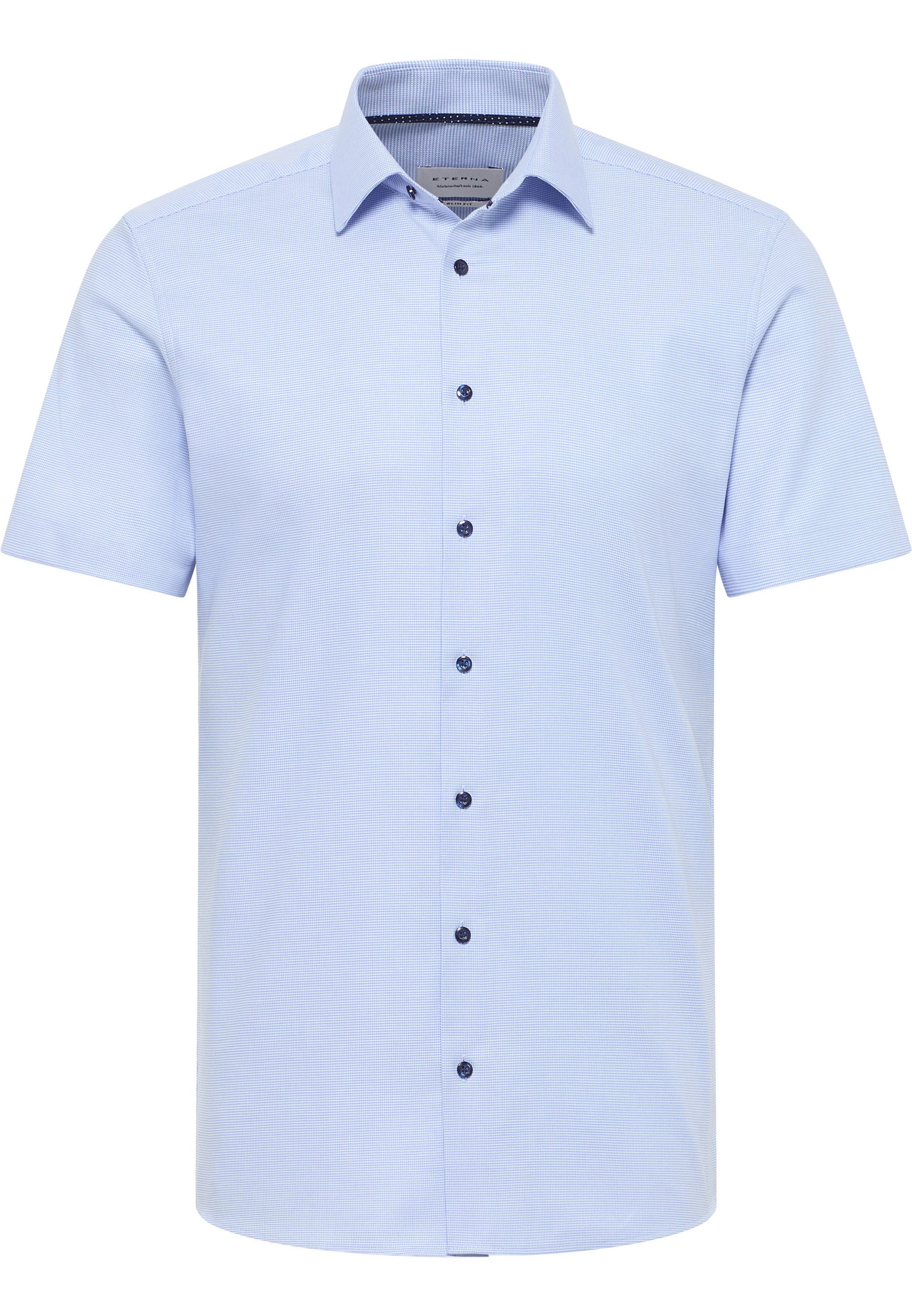 Eterna Overhemd met korte mouwen Slim fit