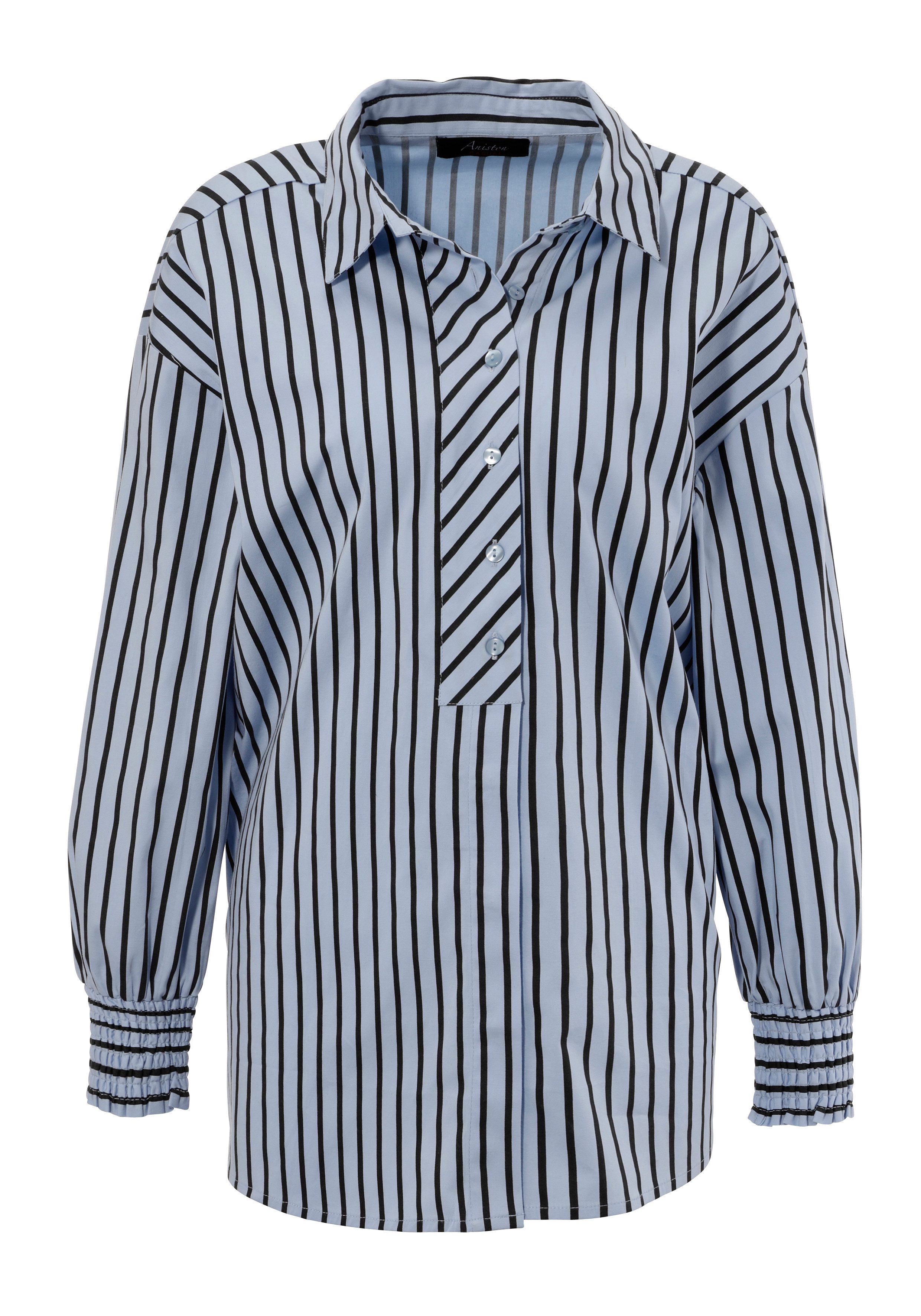 Aniston CASUAL Overhemdblouse in extravagant streep-dessin - nieuwe collectie
