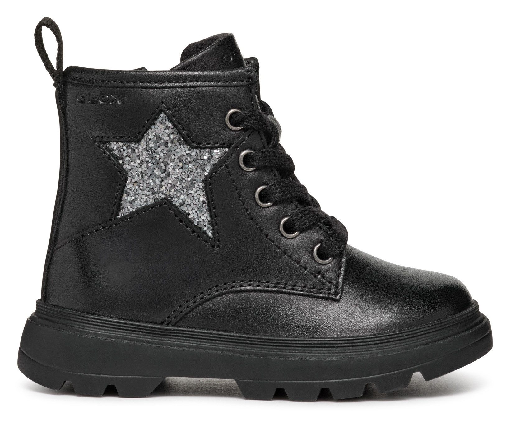Geox Veterlaarzen B KIDDARTAH GIRL A Plateau laarzen, winterlaarzen, chunky boots met profiel plateauzool