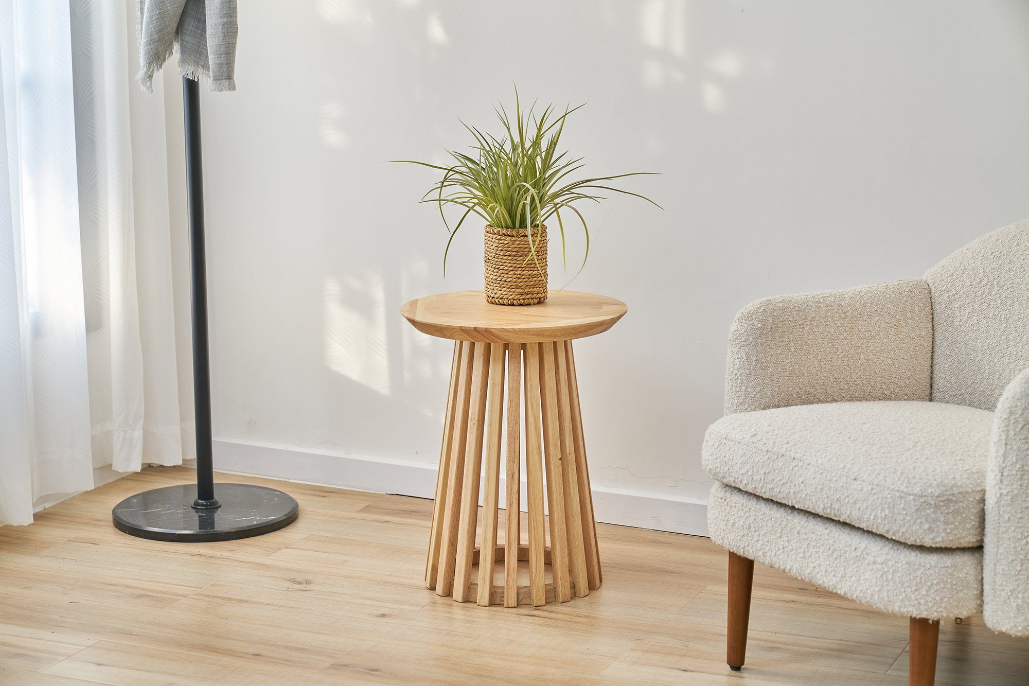 SIT Bijzettafel ook als hocker te gebruiken, plaat met zwitserse rand