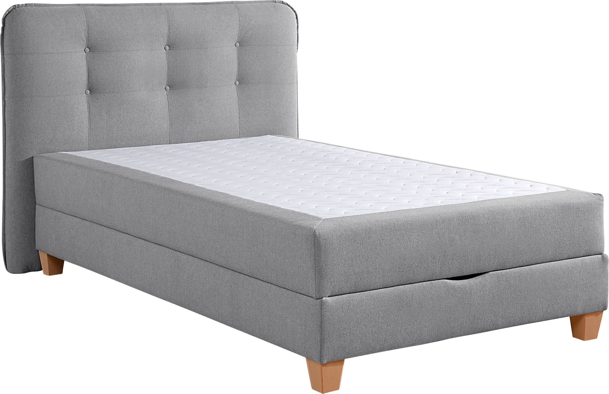 Home affaire Boxspring inclusief topmatras van koudschuim en bedkist