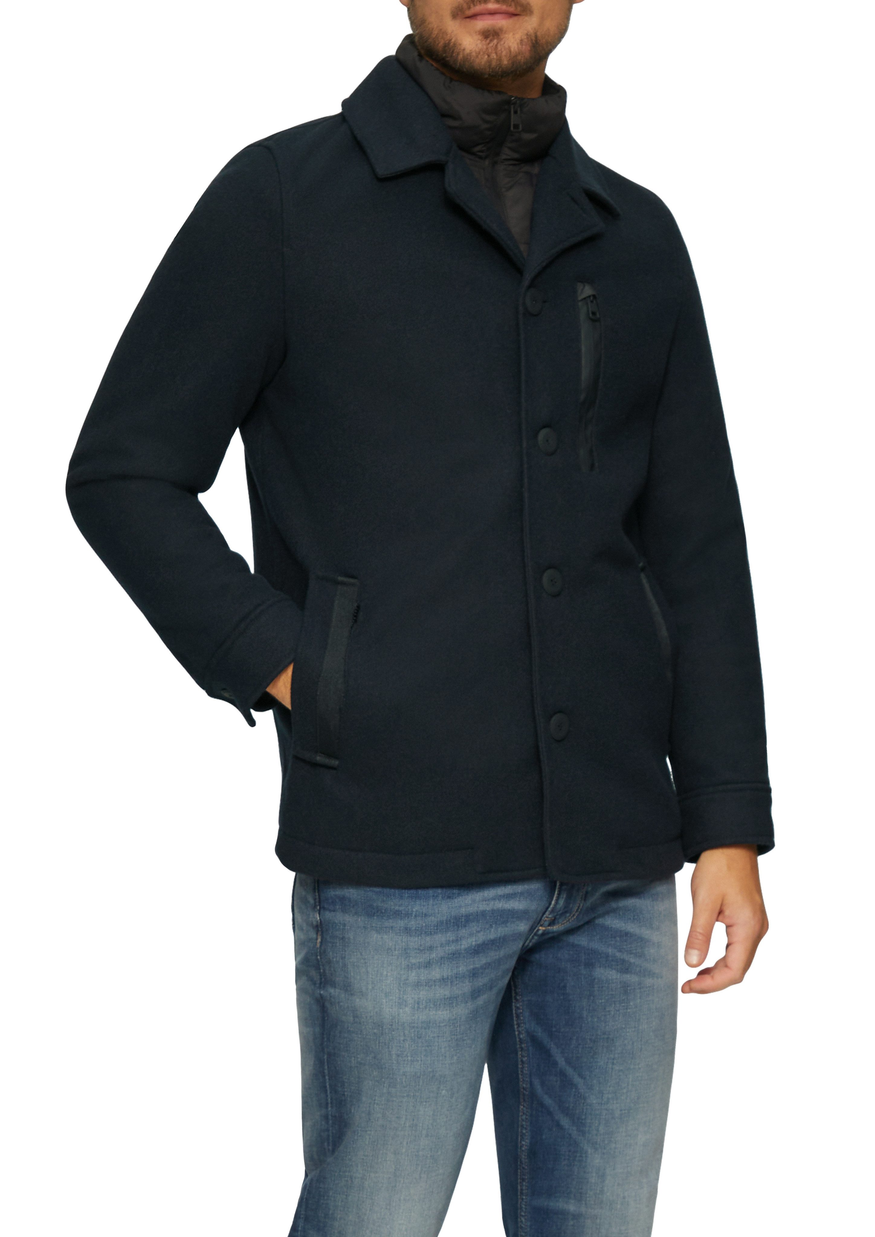 s.Oliver Caban met knoopsluiting double-layer-look