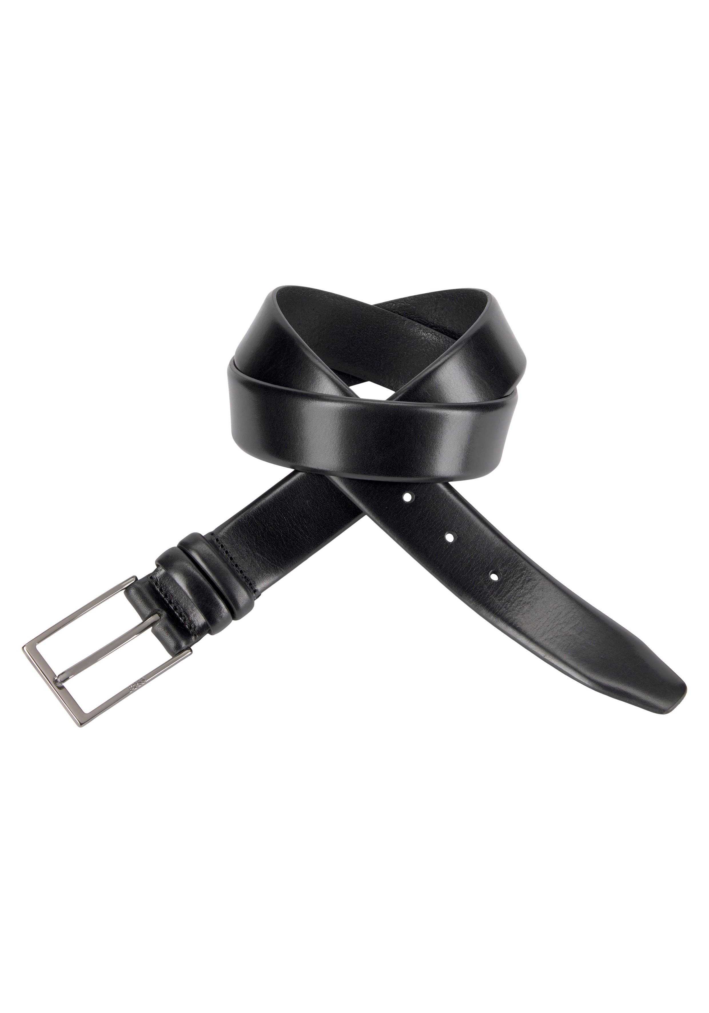 Boss Leren riem CARMELLO van gelooid leer met hugo boss logo-embossing op metalen sluiting
