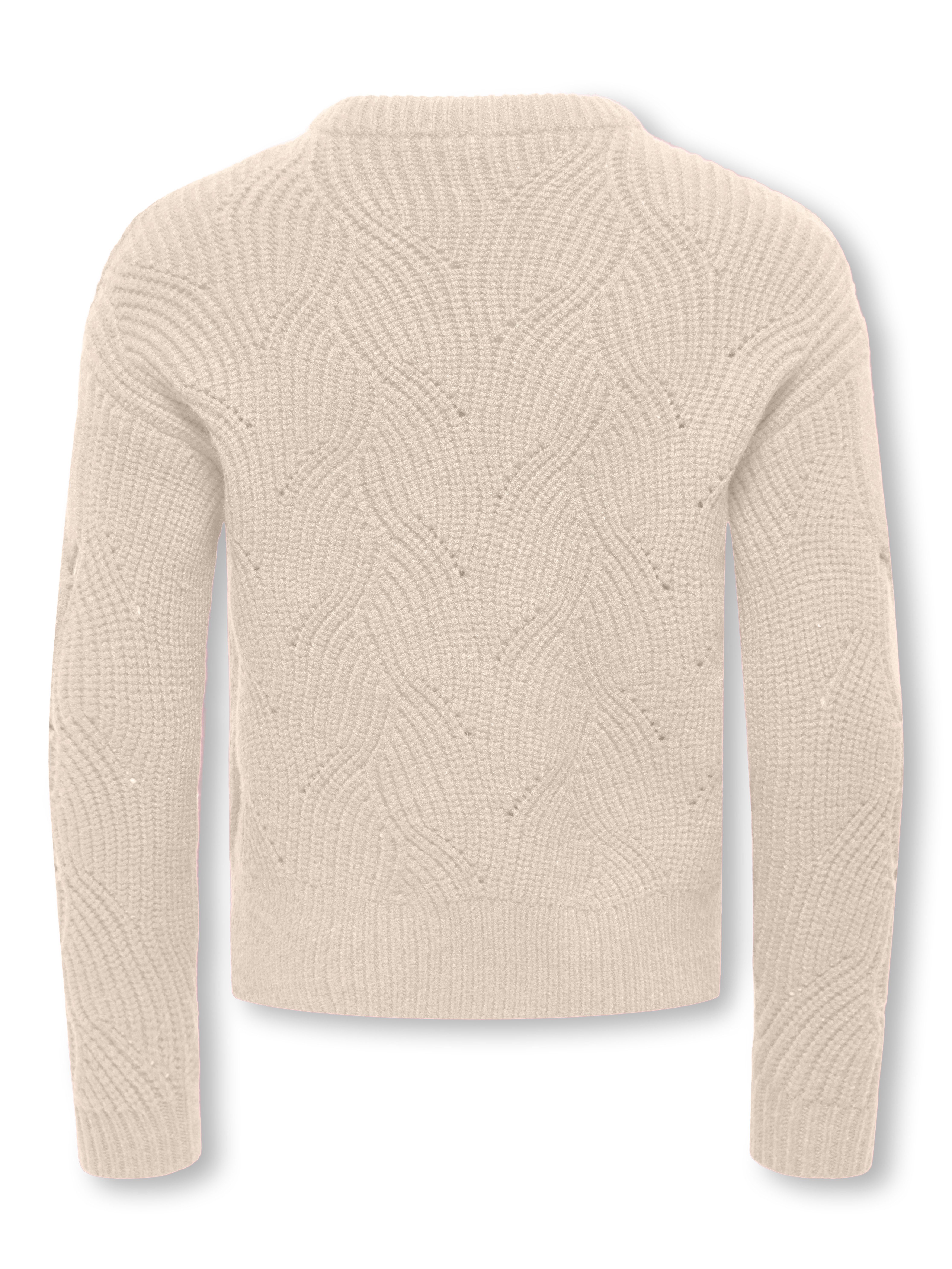 KIDS ONLY Gebreide trui KOGKATIA LS STRUCTURE O-NECK CP KNT
