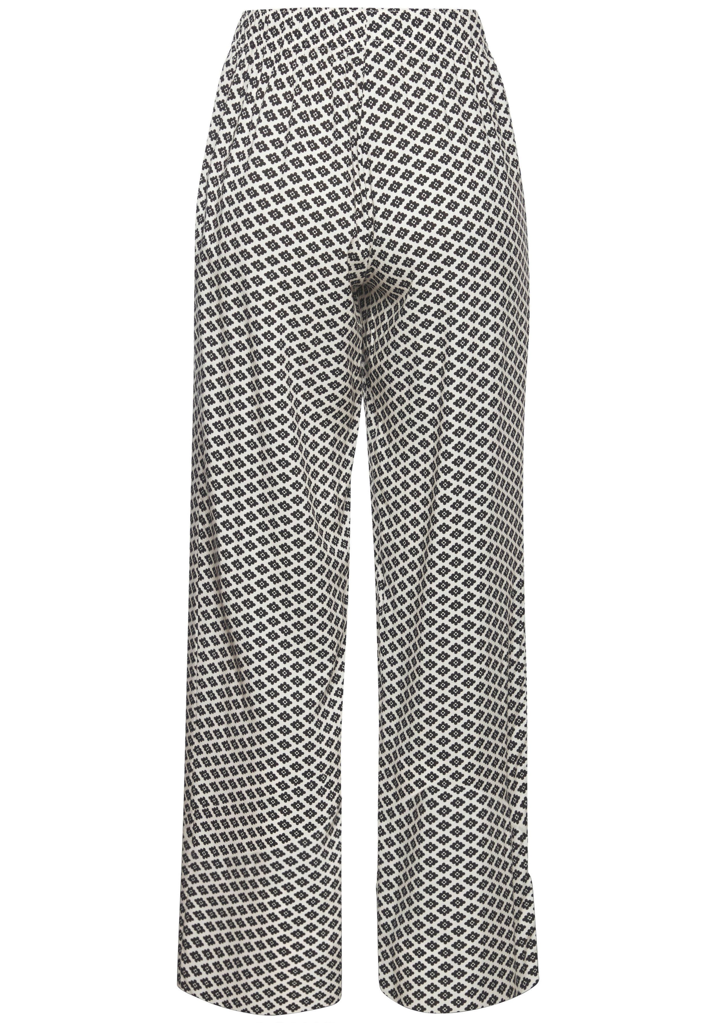 Lascana Pyjamabroek Met edel alloverpatroon