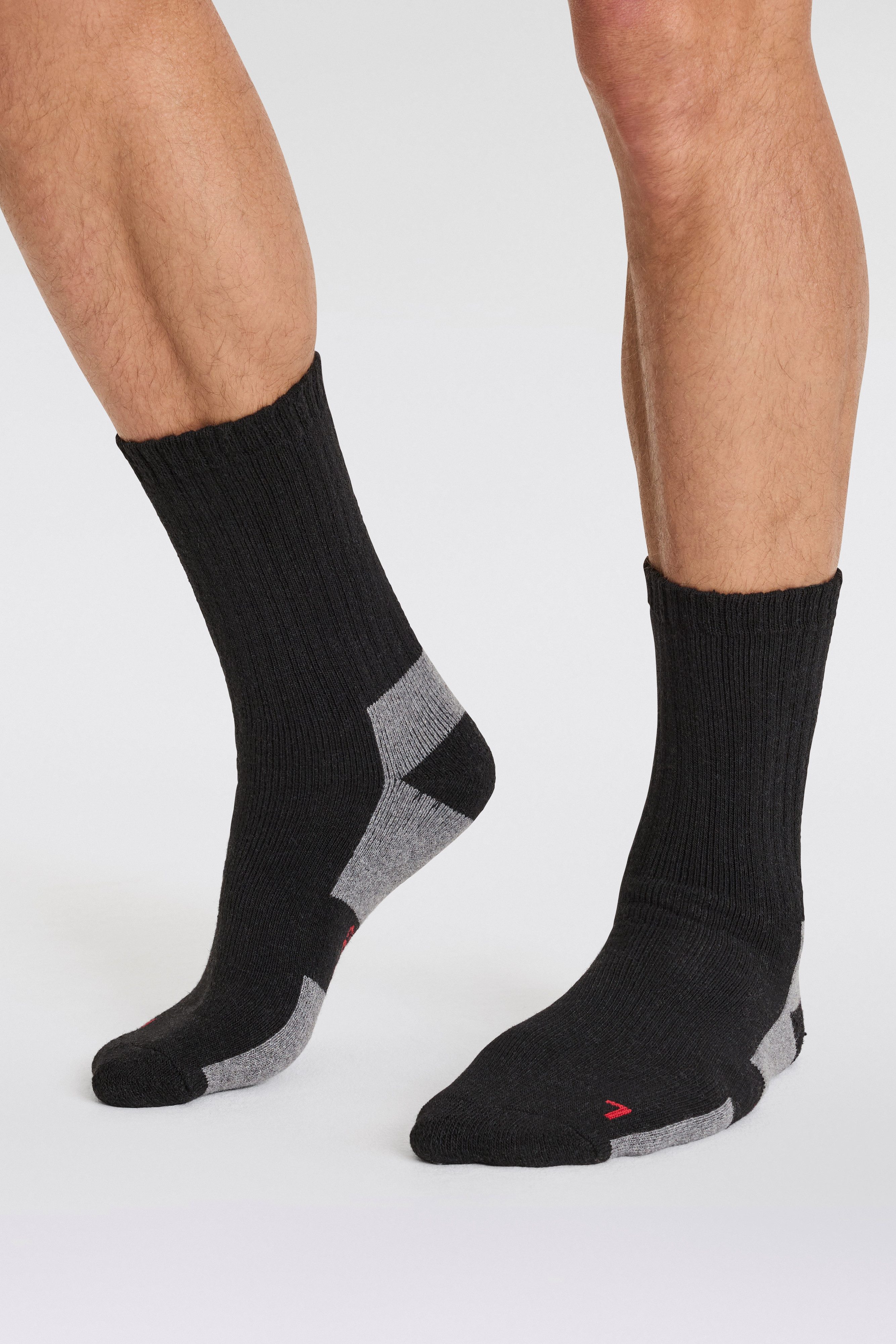 Apollo Basic sokken THERMAL TRACKING SOCKS Unisex met verwarmende merinowol (2 paar Set van 3)