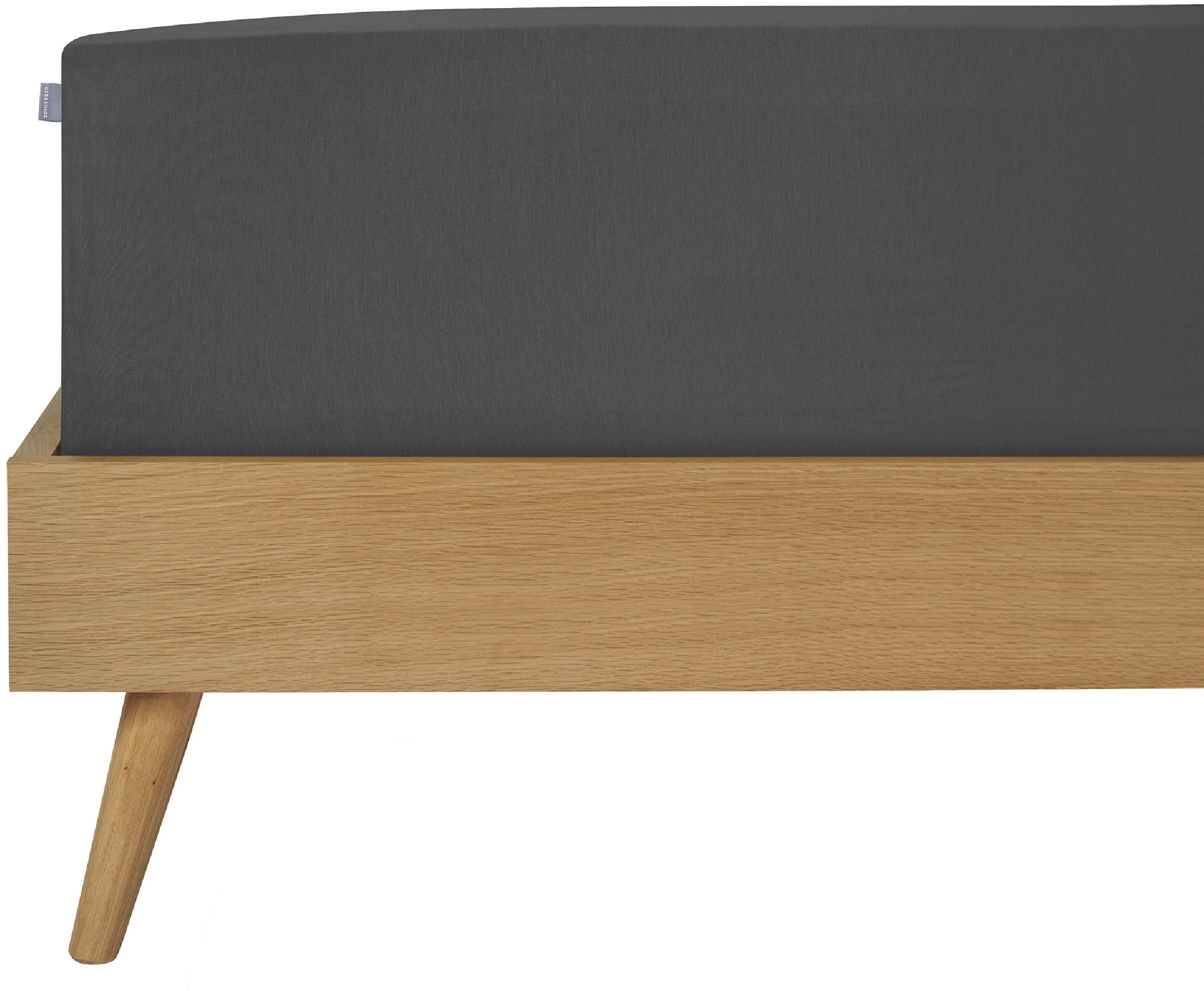 Schiesser Hoeslaken Jessi van 100% katoen voor matrassen tot 22 cm hoogte, made in green by oeko-tex® (1 stuk)