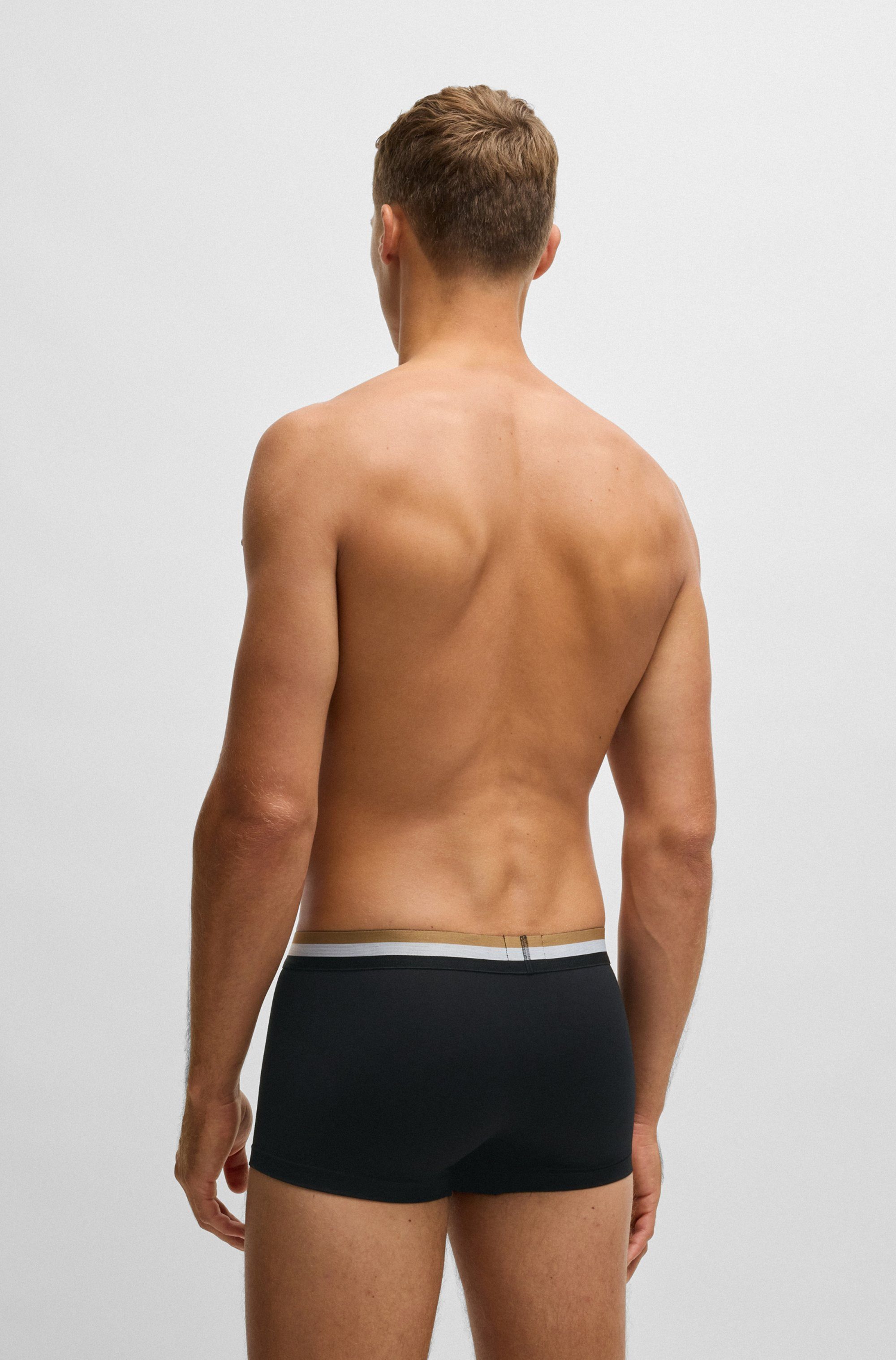 BOSS Trunk 3P Motion met elastische taille (3 stuks)