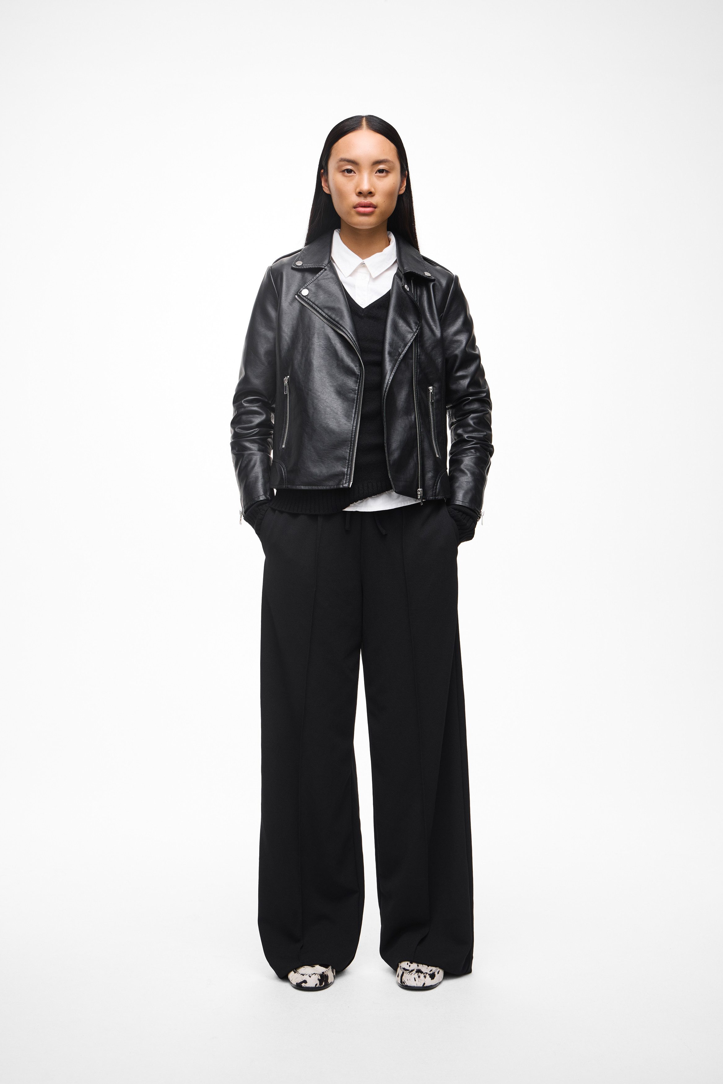 Vila Comfortbroek VICLUA HW WIDE PANTS-NOOS