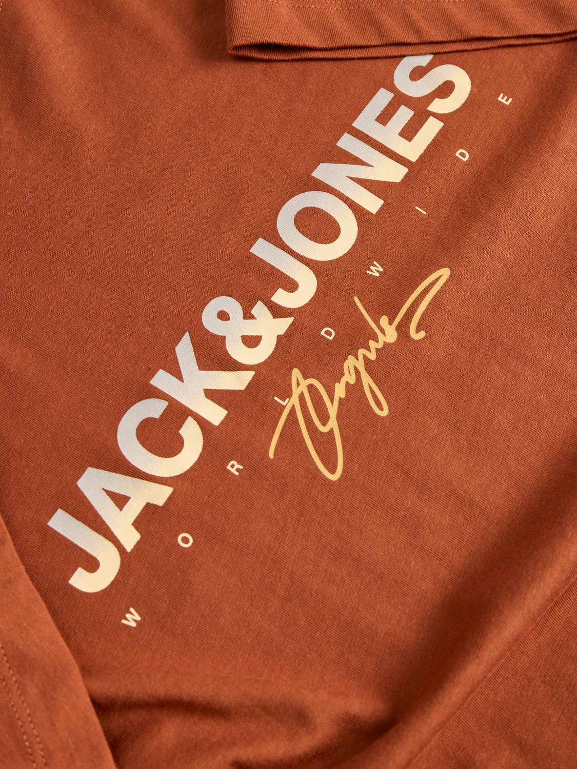 Jack & Jones Shirt met print JORCANGGU TEE SS CREW NECK FST