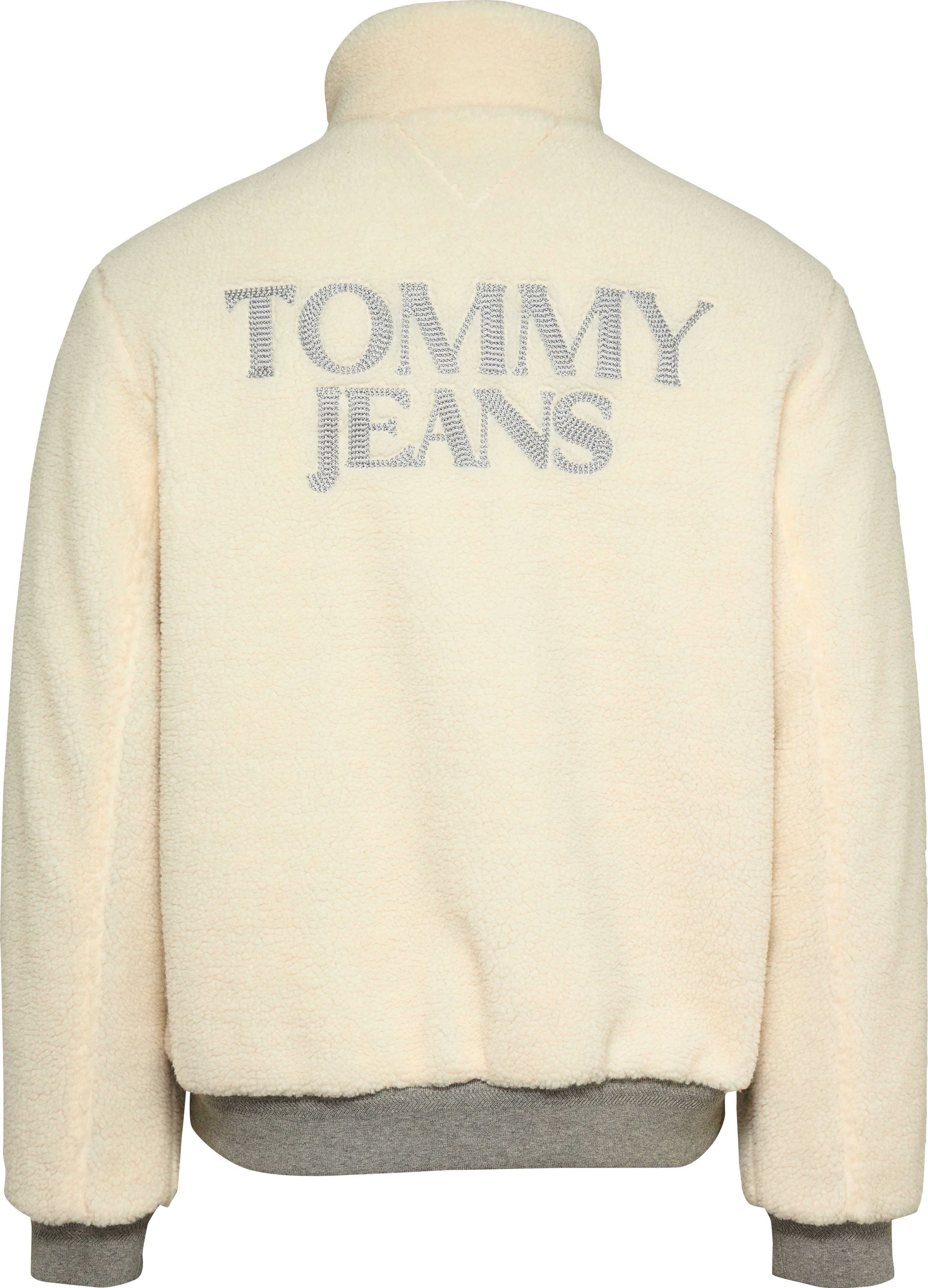 TOMMY JEANS Bomberjack TJ TEDDY BOMBER met groot logo op de rug