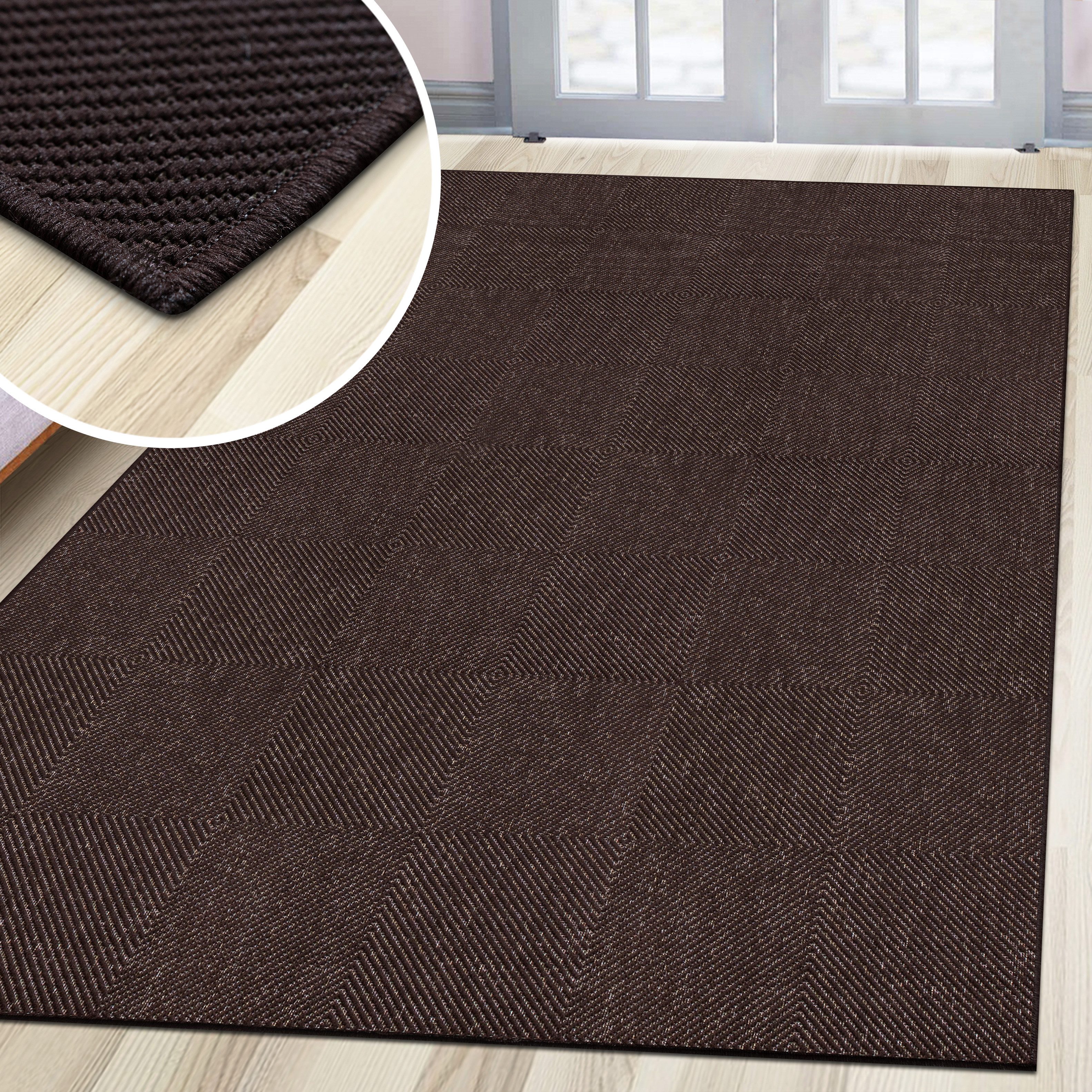 my home Vloerkleed Anna is ook als loper verkrijgbaar Geschikt voor binnen en buiten, sisal-look, weerbestendig & uv-bestendig