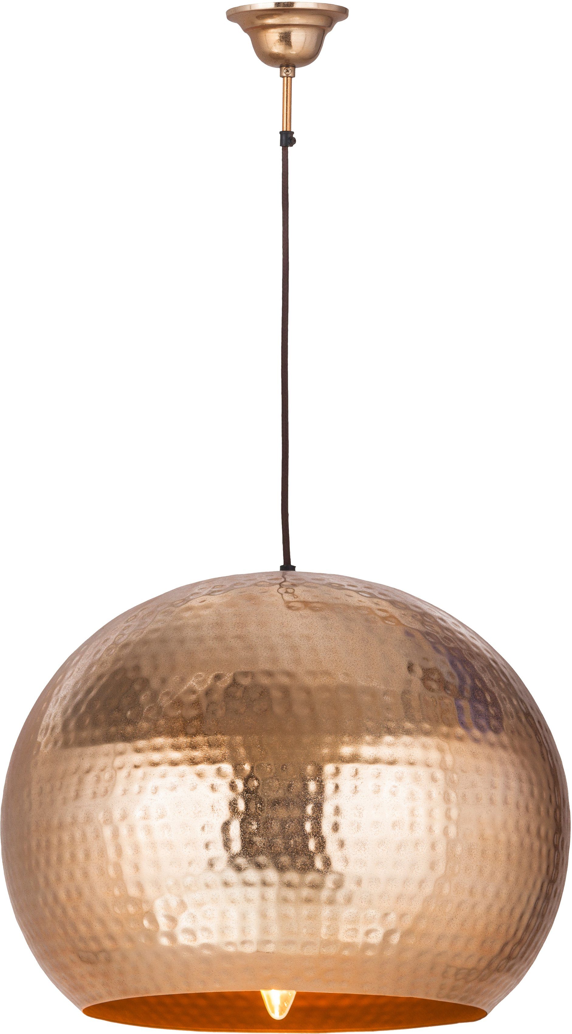 Kayoom Hanglamp Fabricia Metalen hanglamp in industriële stijl, handgemaakt in klokvorm (1 stuk)